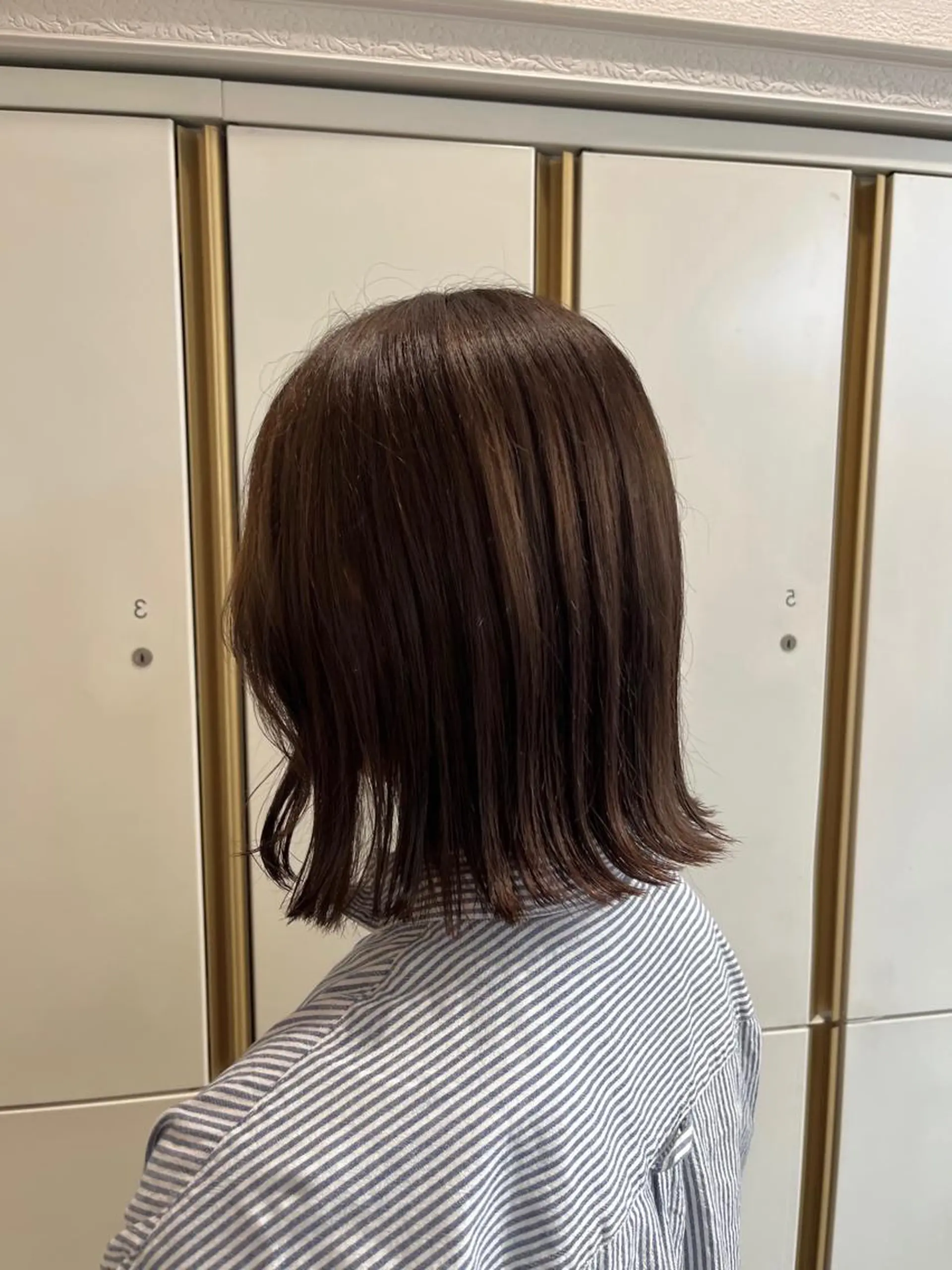 ミディアム カット バレイヤージュ/ヘア アレンジ/shionのヘアスタイル