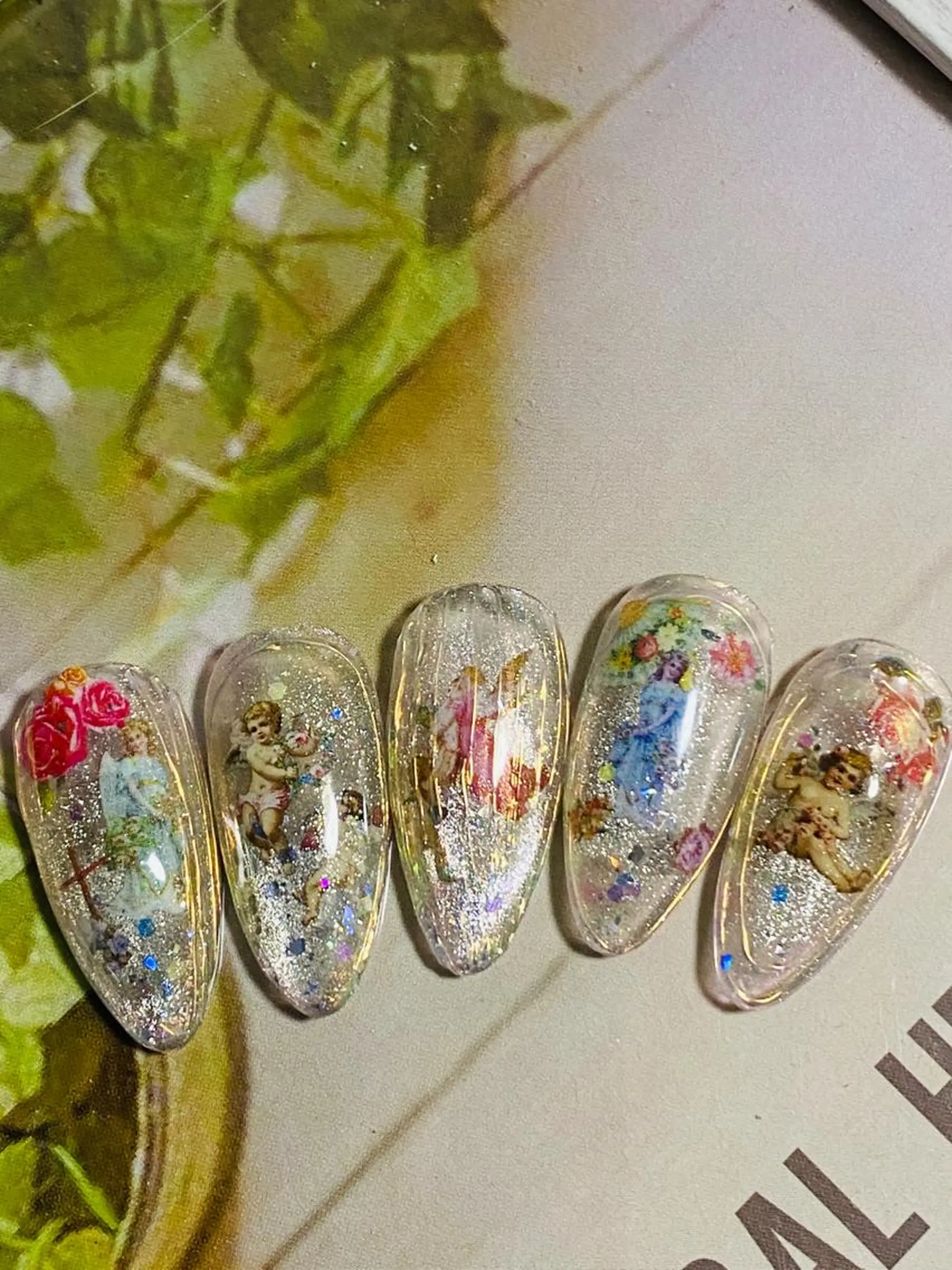 ネイル クリアネイル 自宅ネイルサロン ♦️nuance♦️のネイルデザイン