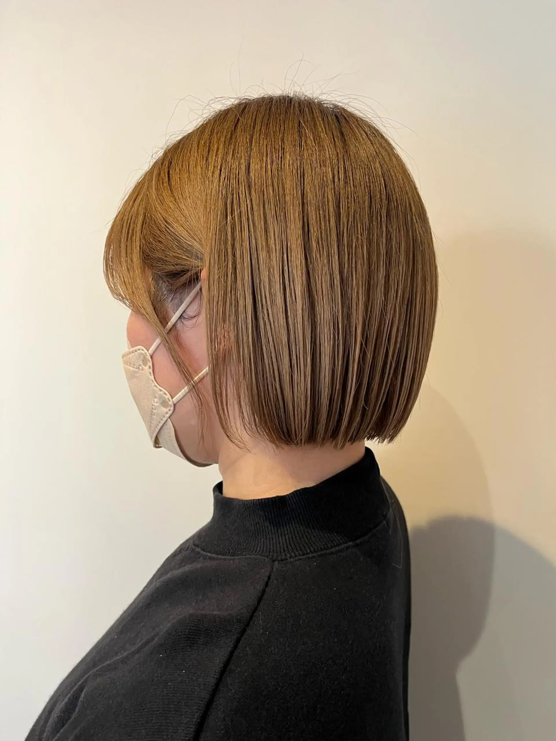 ショート ボブ ヘアカラー トリートメント . Lｉｅのヘアスタイル