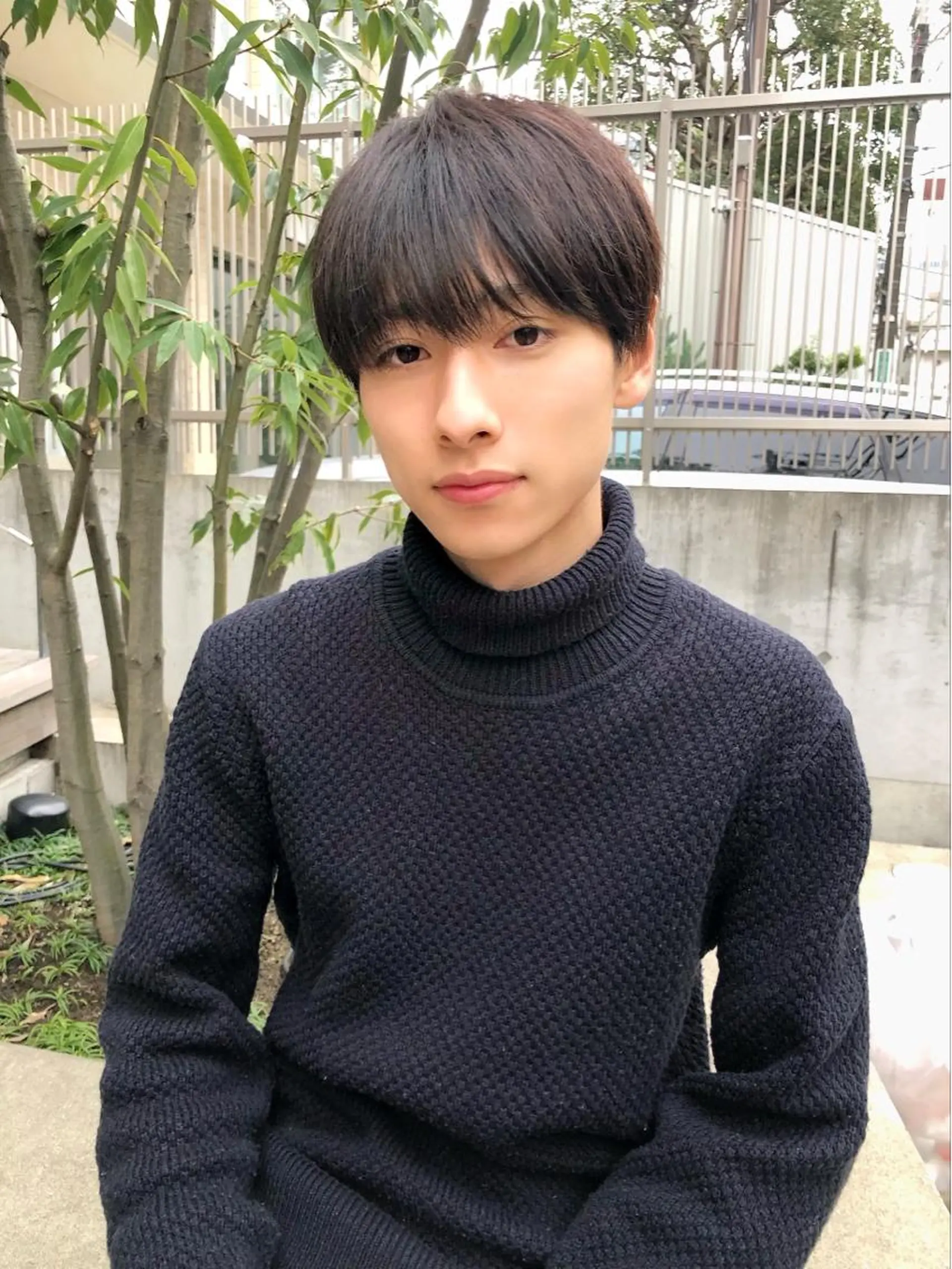 ショート ヘアカラー メンズ🍃ナチュラル 韓国風ヘアRENのヘアスタイル