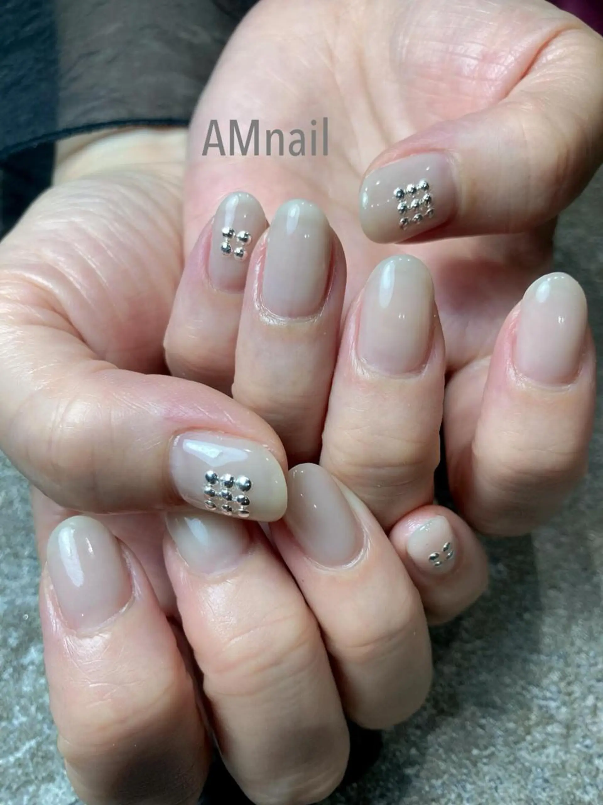 ネイル アートネイル 持ち込み シンプルネイル ハンドネイル Am:nail 柏 SUE（スゥ）のネイルデザイン