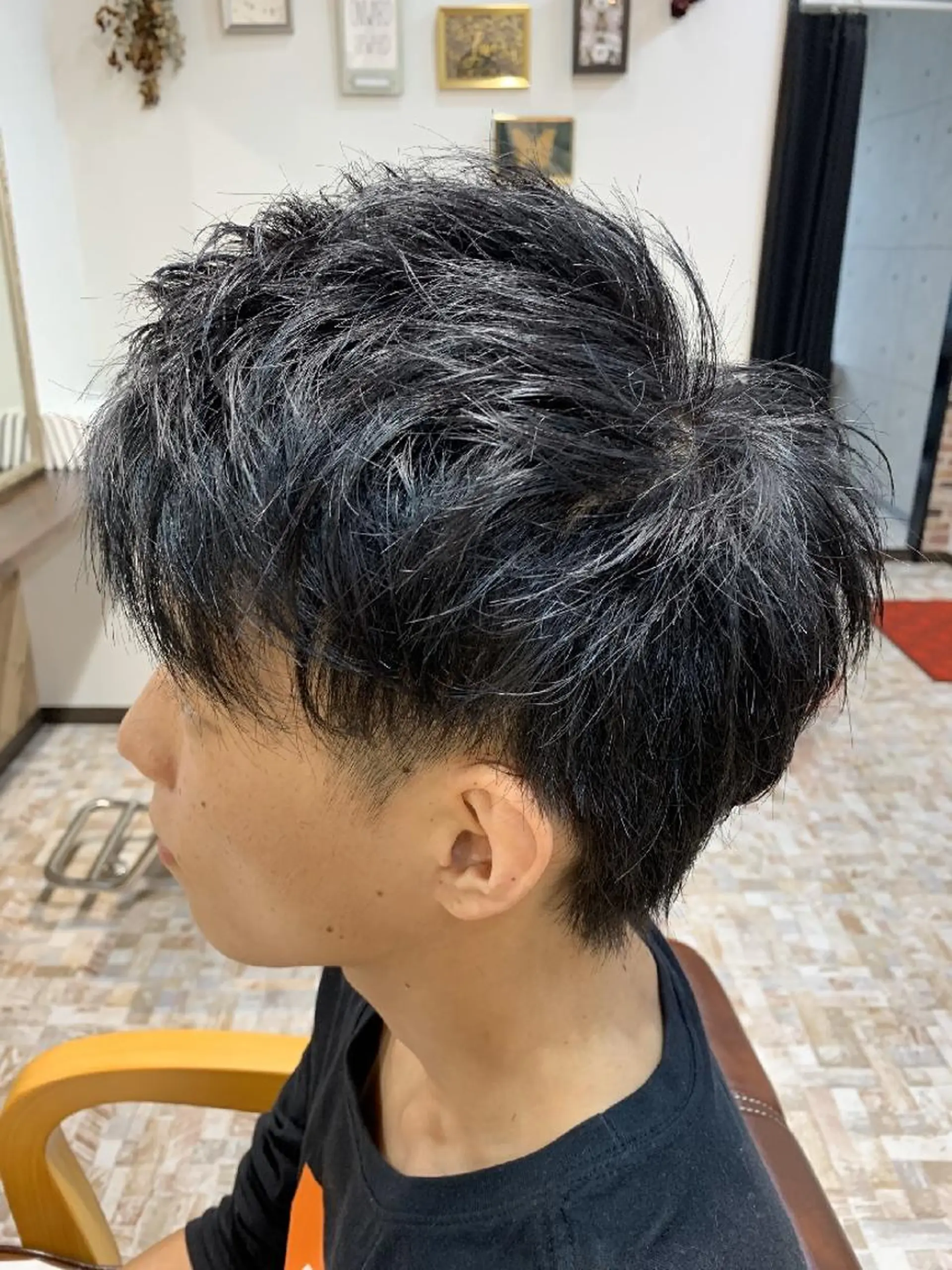 ショート カラー メンズ ツーブロック カット ヘアカラー matilda hair Men'sのヘアスタイル