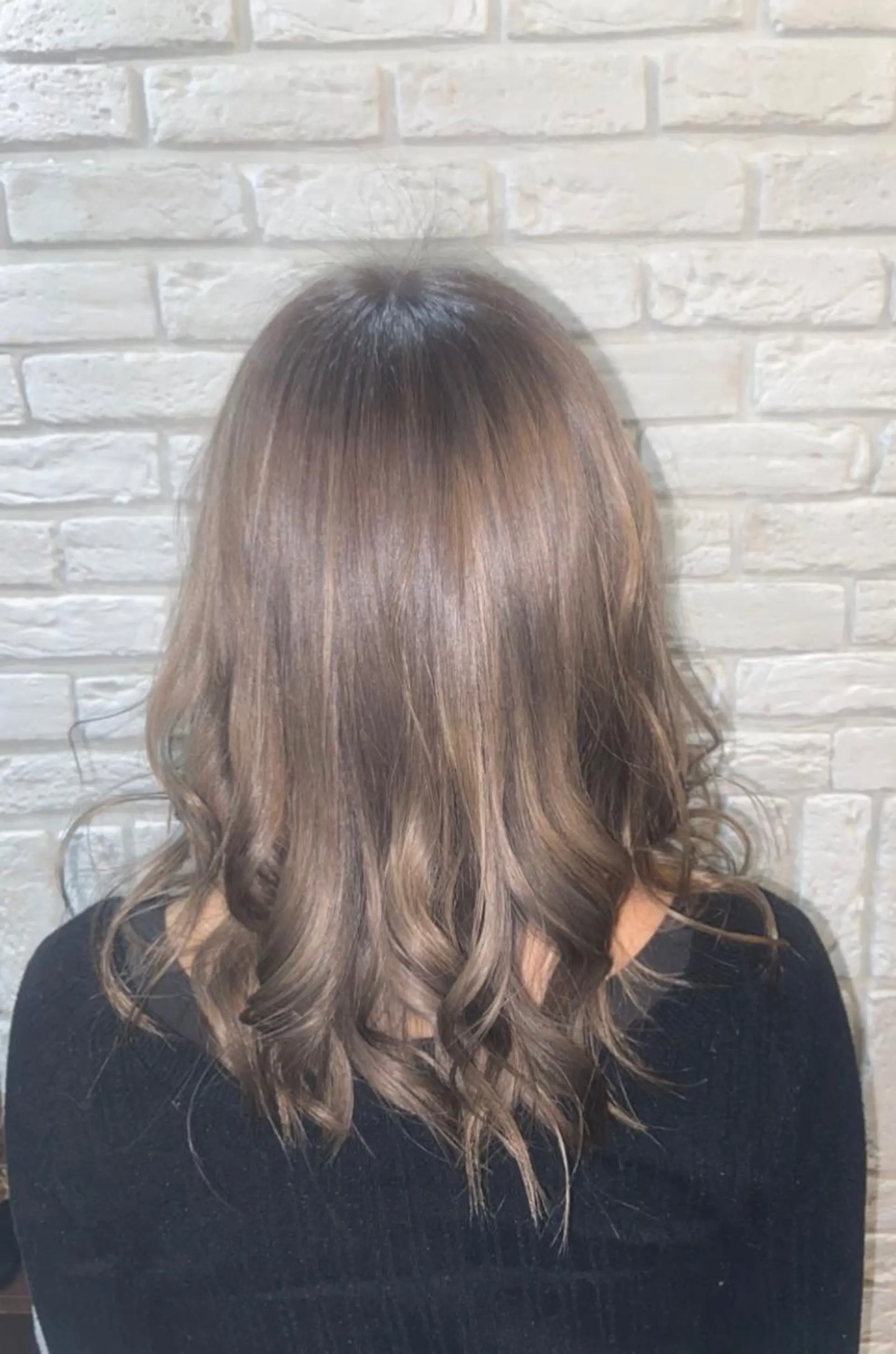 セミロング カラー 🦉静かに過ごしたい 方、個室席🦉タナカのヘアスタイル