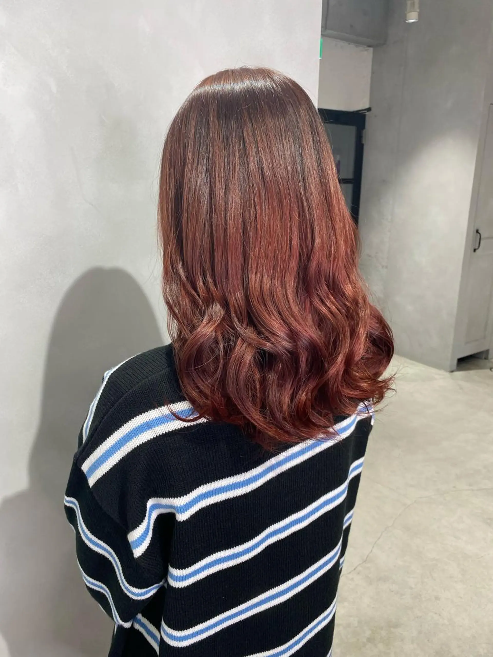 カラー ヘアカラー トリートメント 髪質改善/縮毛矯正 レイヤー/松川匠のヘアスタイル