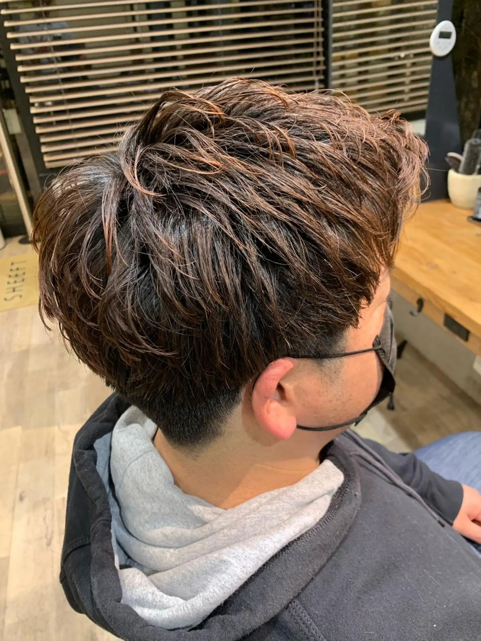 ショート メンズ アップバング ショートヘア 【豊橋】似合せカット SHEEFTタイガのヘアスタイル