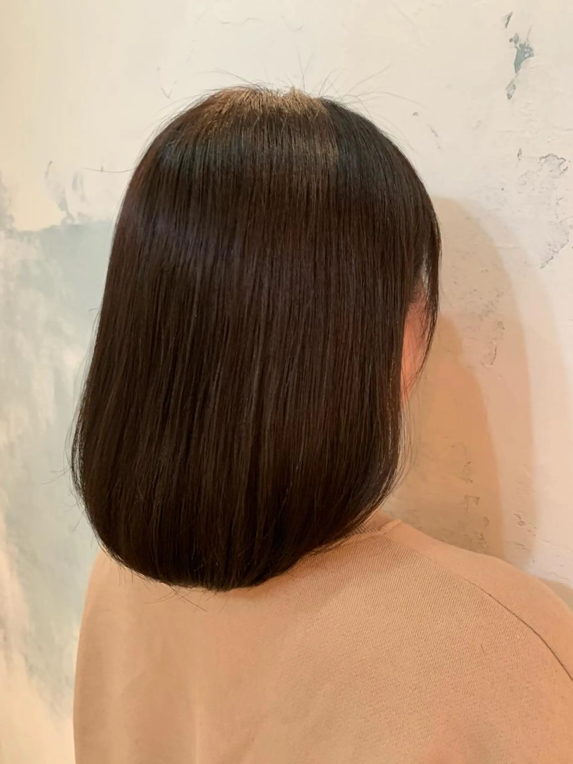 ミディアム カラー 透明感カラー グレージュ ハイライトカラー オレンジ ハイライト カット ヘアカラー トリートメント 🍑艶髪✖️暖色系 ✨momoka🍑のヘアスタイル