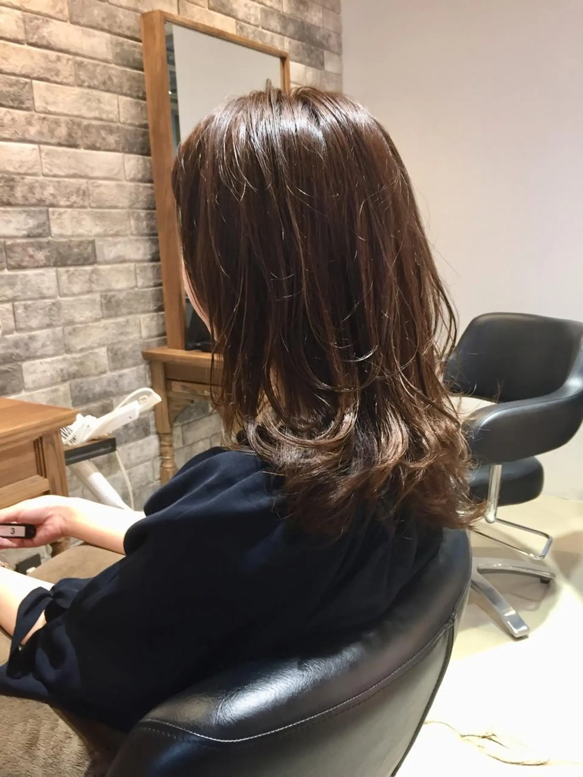 ミディアム レイヤーカット カット ヘアカラー トリートメント 所渉/韓国レイヤー /ウルフカットのヘアスタイル