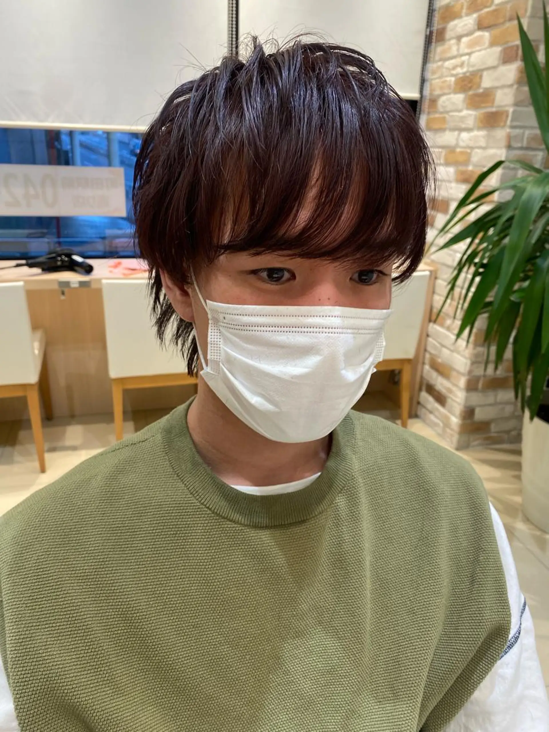 ショート カラー メンズ 🩵波巻き／ツイスパ HARU💎のヘアスタイル