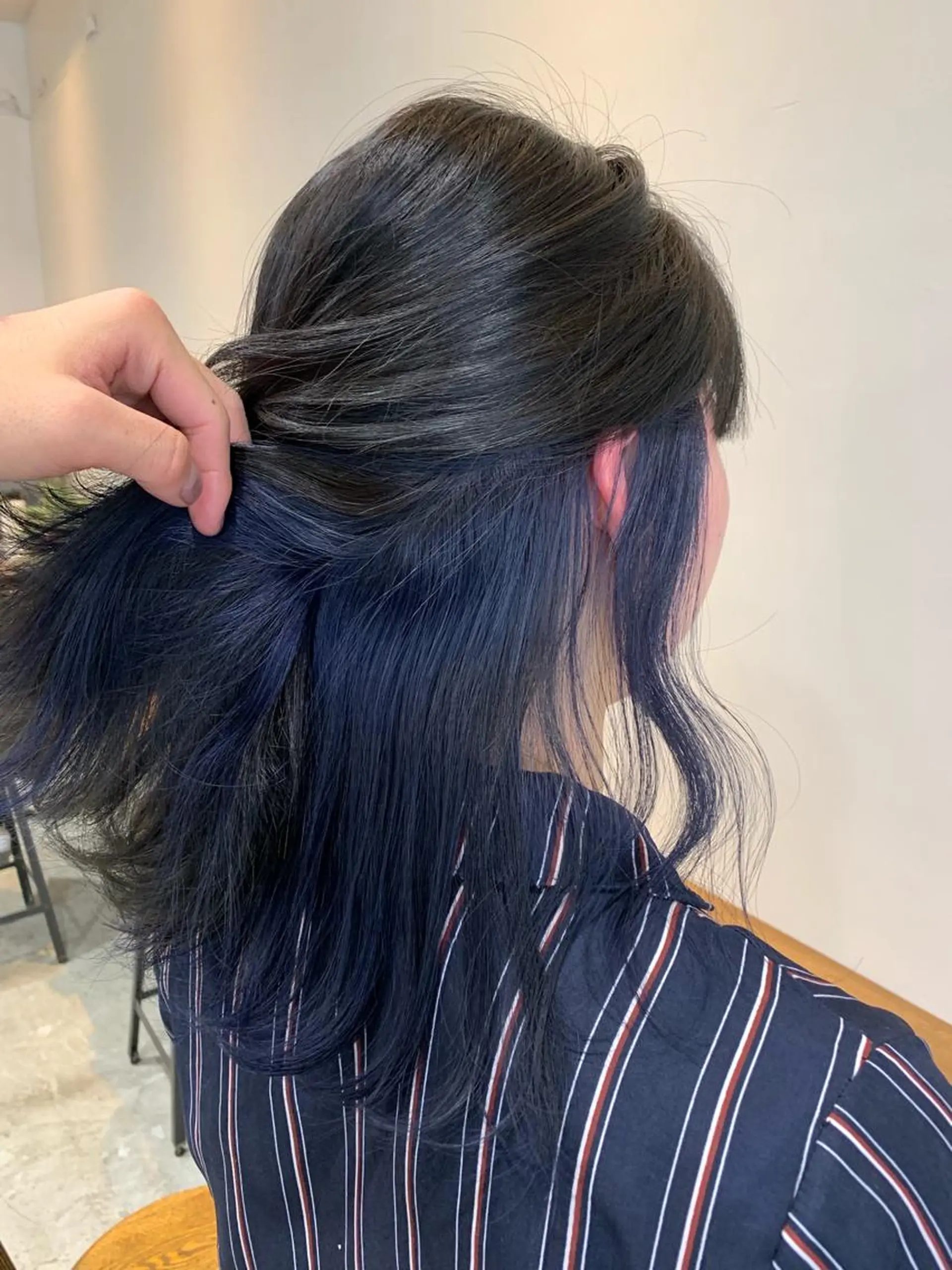 セミロング アッシュ ヘアカラー トリートメント ヘッドスパ ヘアセット 大宮/山口 竣也のヘアスタイル