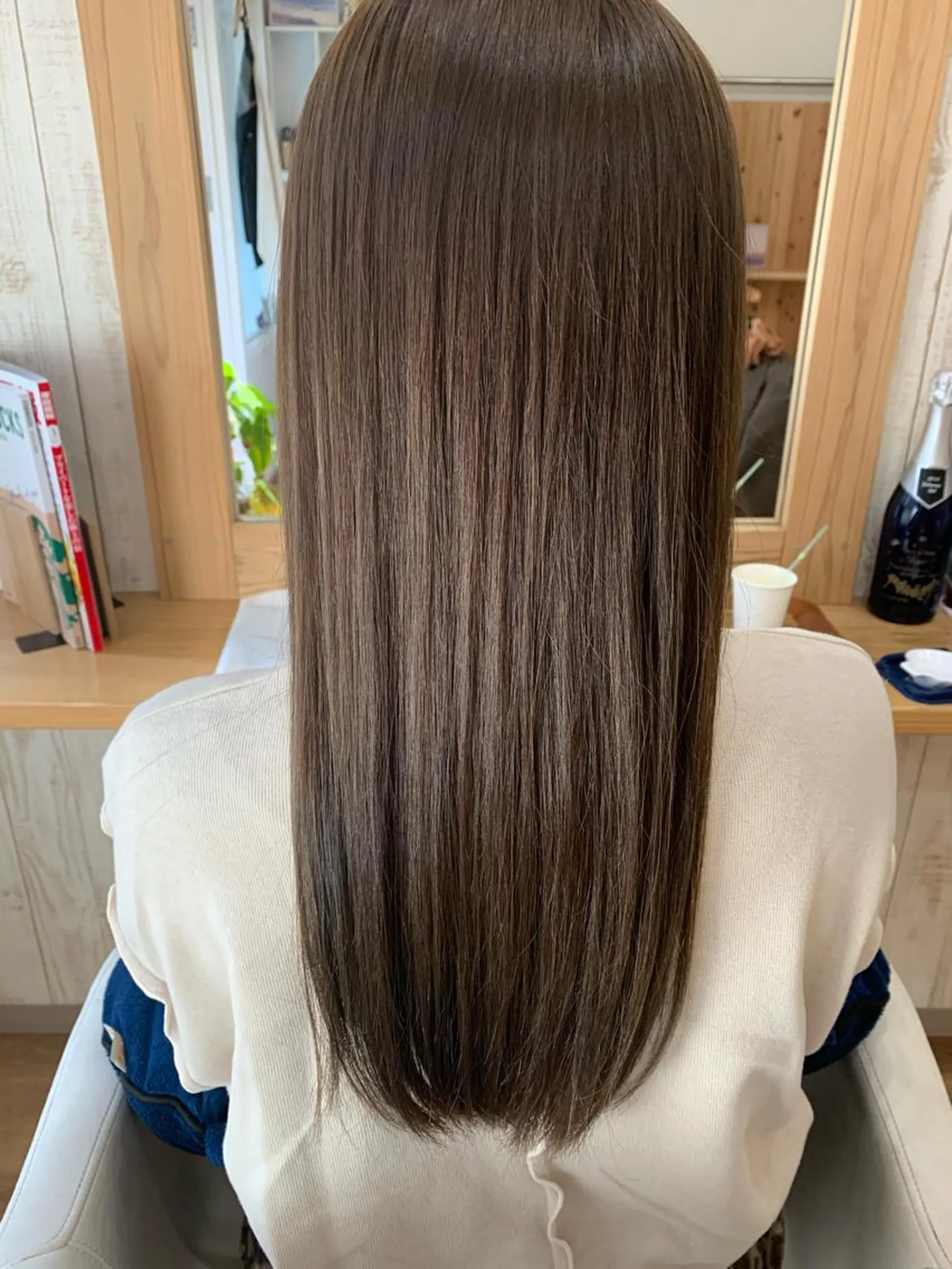 ロング カラー イルミナカラー オレンジ hair &make EPICRUMIのヘアスタイル