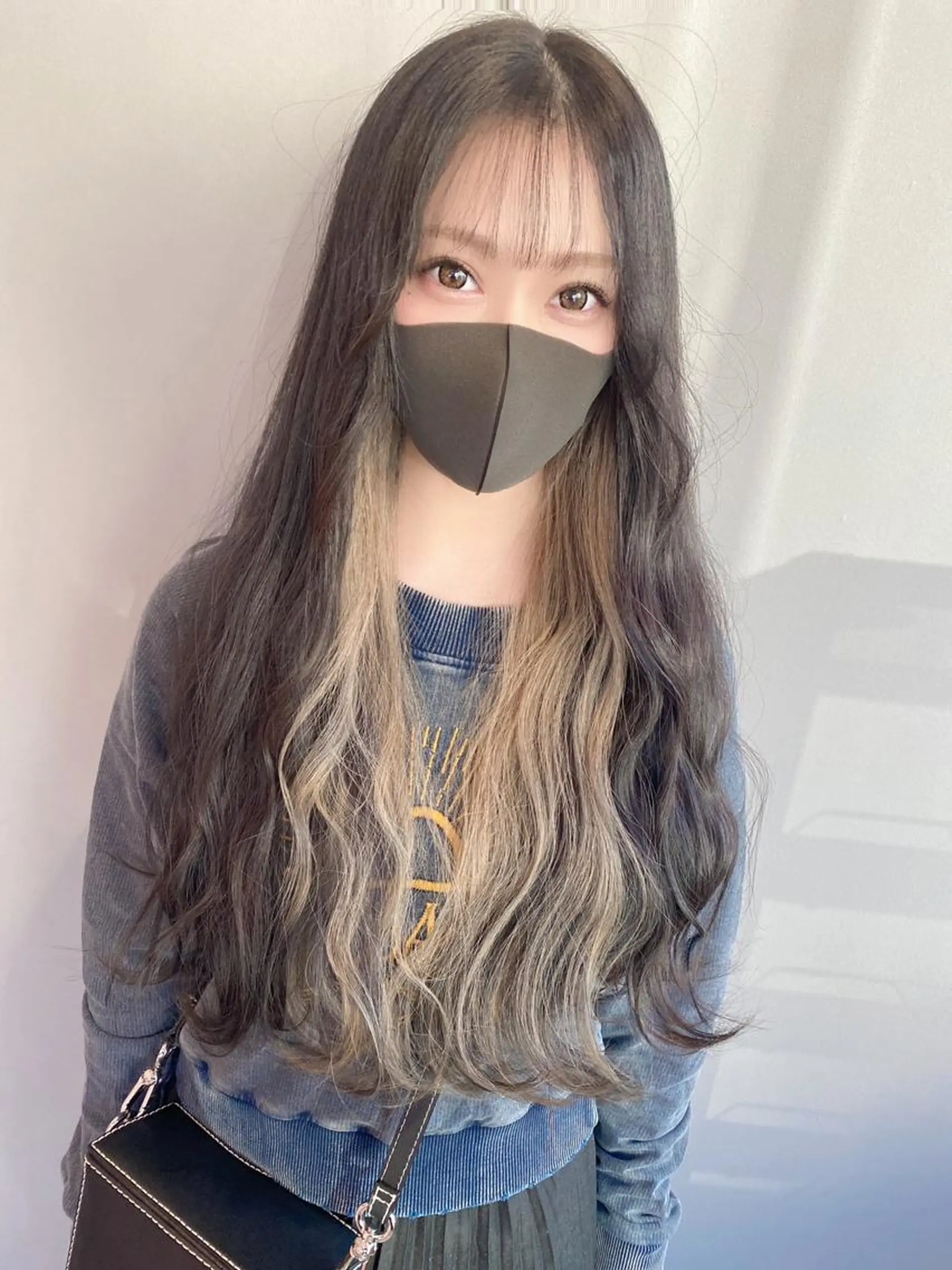 ロング ヘアカラー MIRIM栄 野田航生のヘアスタイル