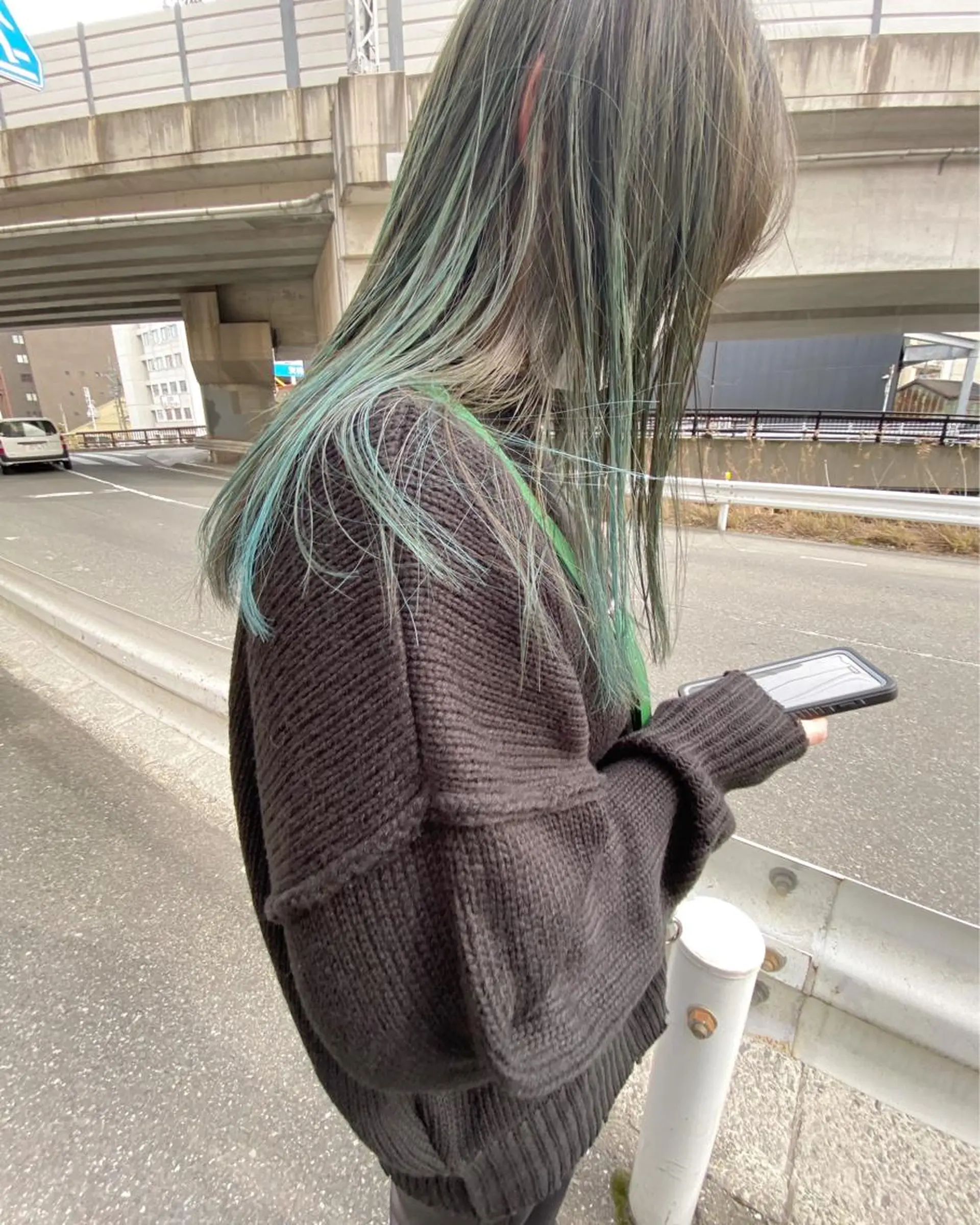 ロング ハイライト ヘアカラー Musiiik hairのヘアスタイル