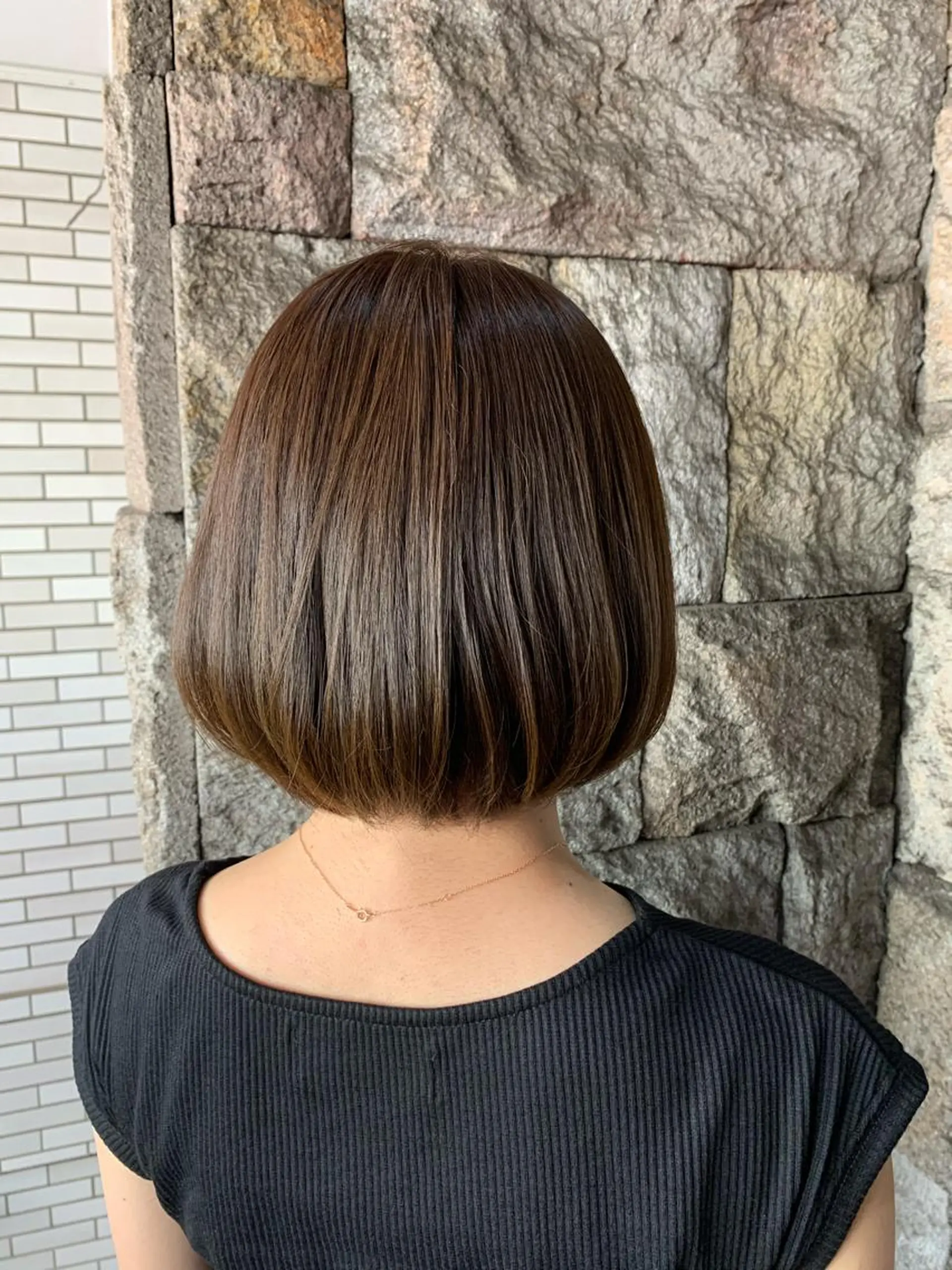 ショート カラー 蓮見  友里のヘアスタイル