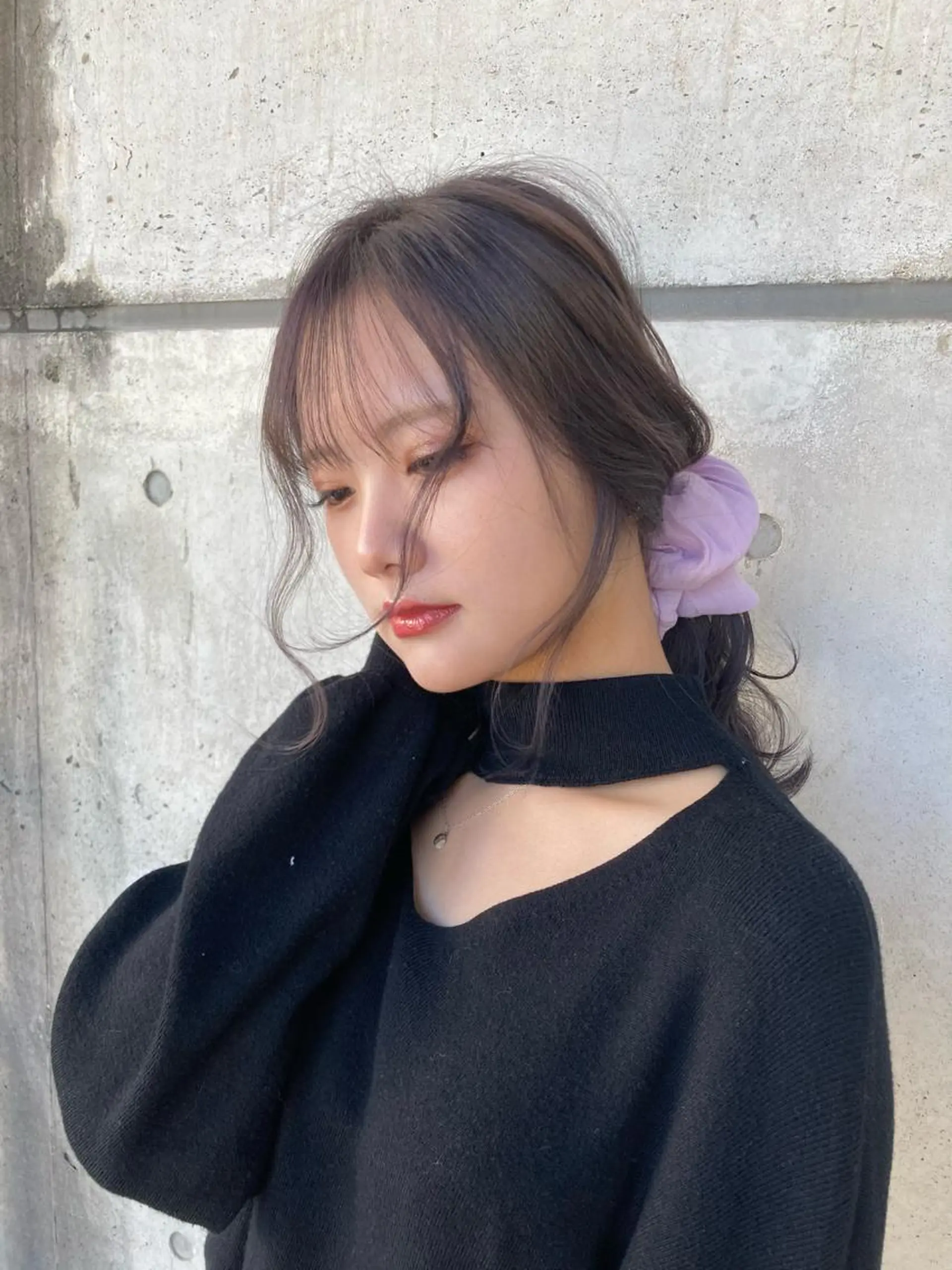 ロング カラー ヘアアレンジ 梅山 美侑のヘアスタイル