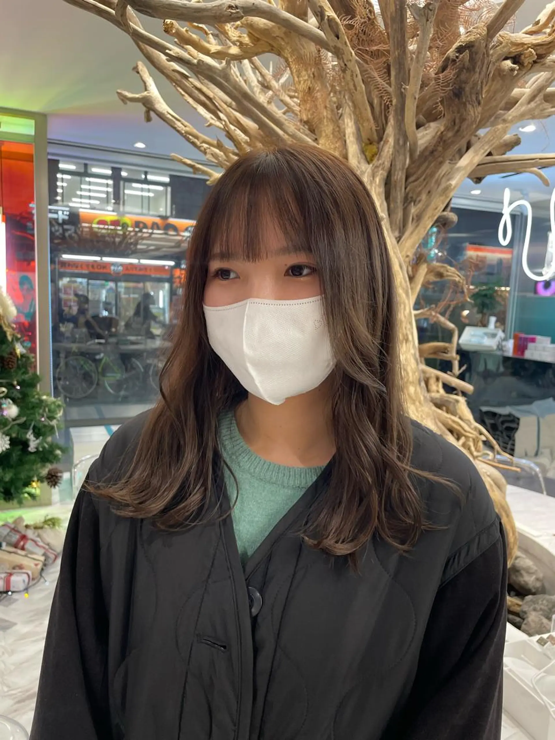 セミロング カラー ヘアカラー 🧁はるひ/ ZEST Ivy🎀のヘアスタイル