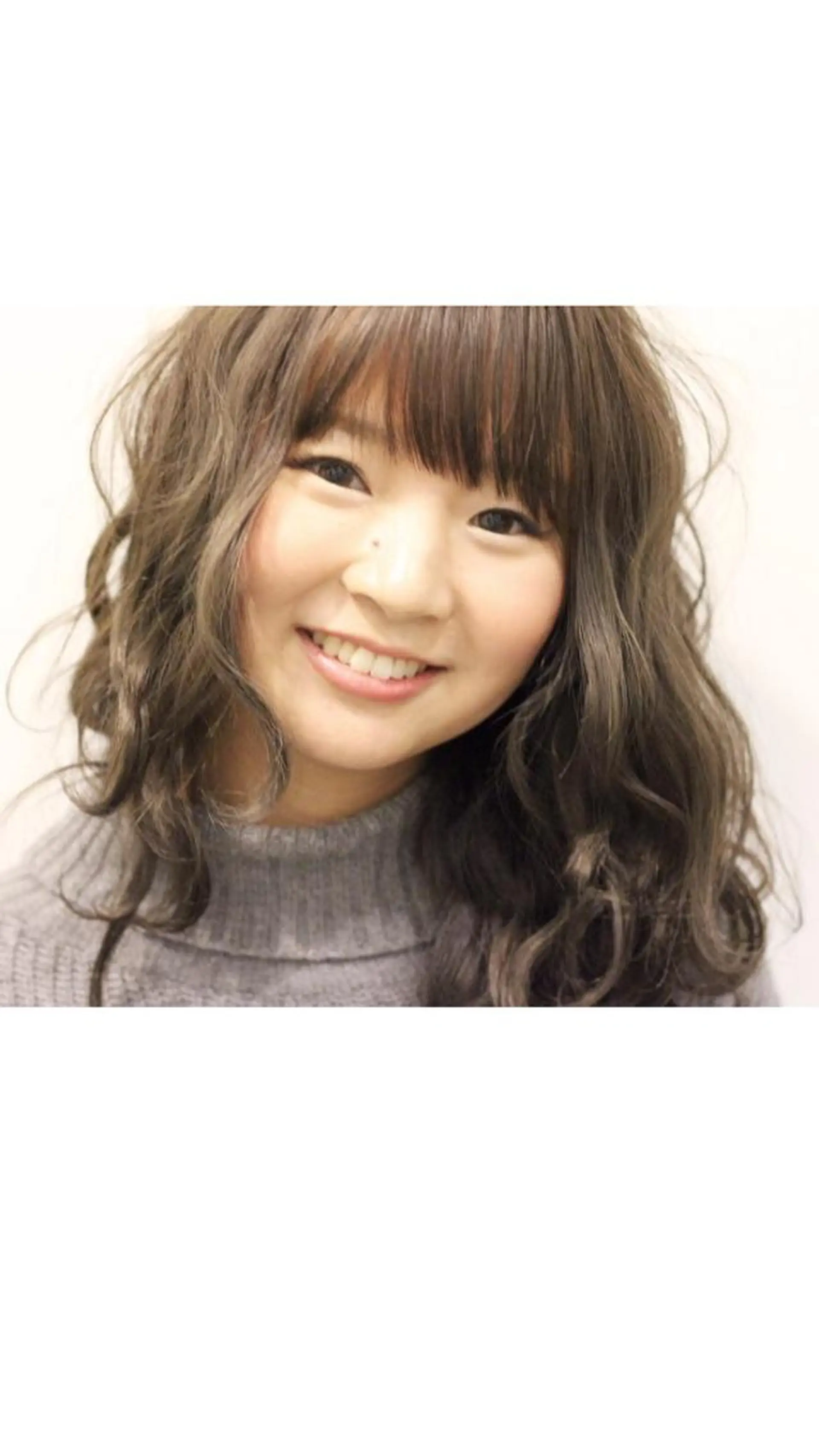 ショート ミディアム セミロング ロング カラー パーマ グレージュ nike にけのヘアスタイル