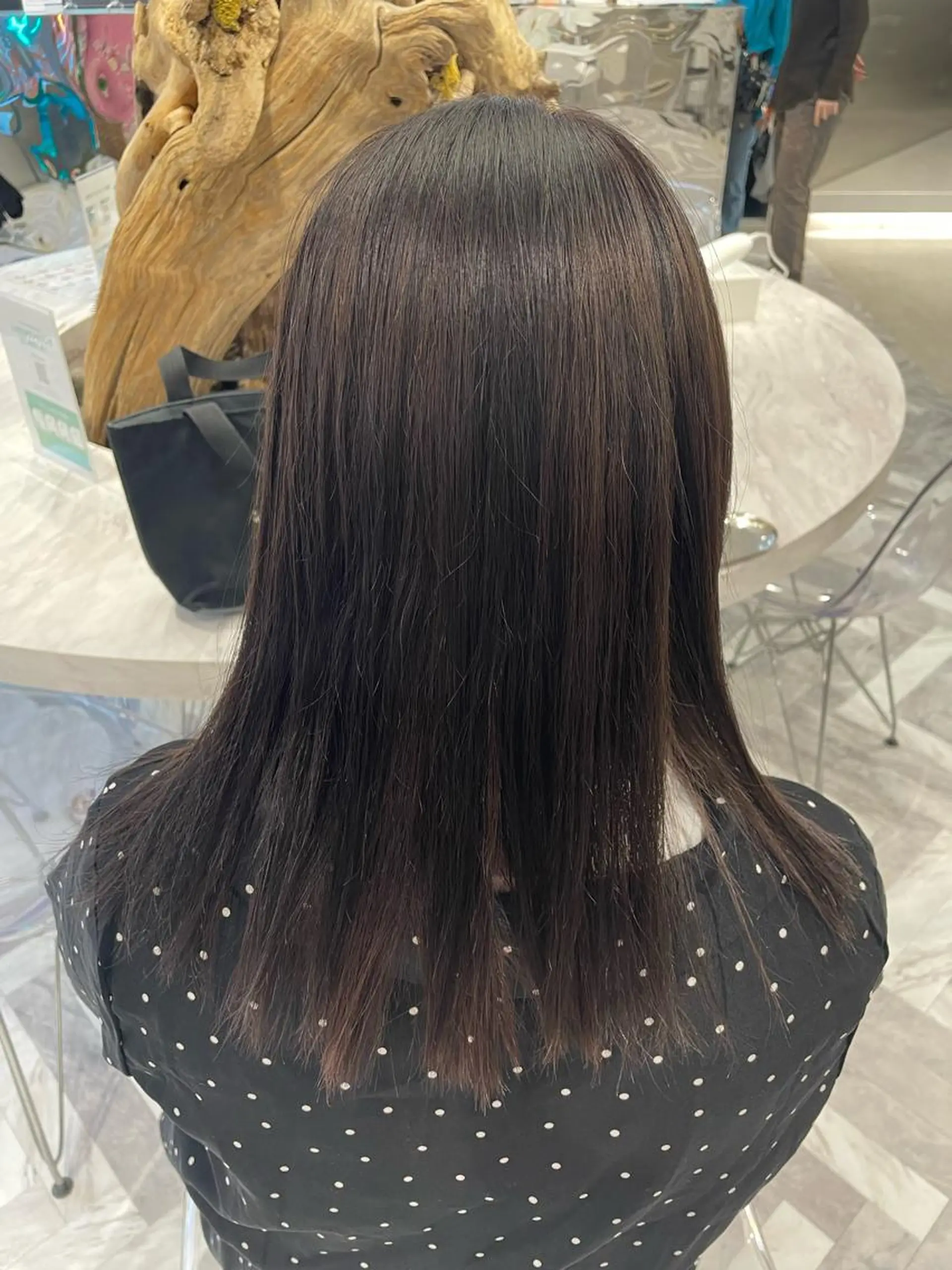 ミディアム カラー ブラウンカラー ピンクカラー ピンクブラウン ヘアカラー 🧁はるひ/ ZEST Ivy🎀のヘアスタイル