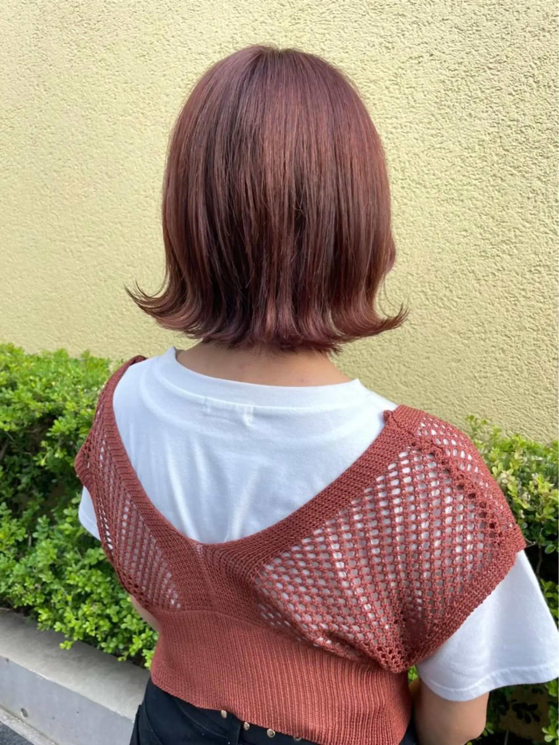 ミディアム ヘアカラー トリートメント 似合わせスタイル 足立のヘアスタイル