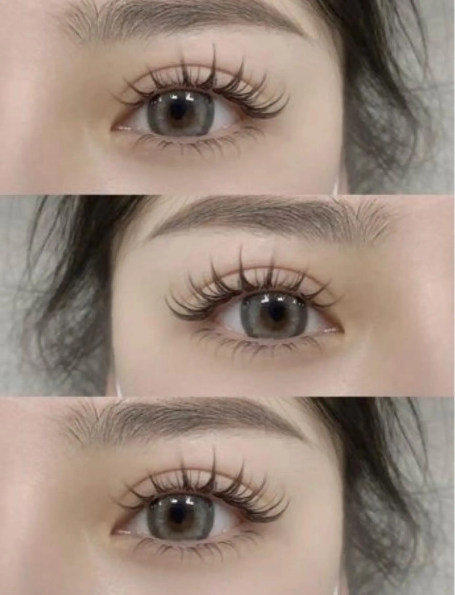 マツエク・マツパ フラットラッシュ 似合わせ ワンホン 束感まつ毛 西本町のマツエク・マツパデザイン