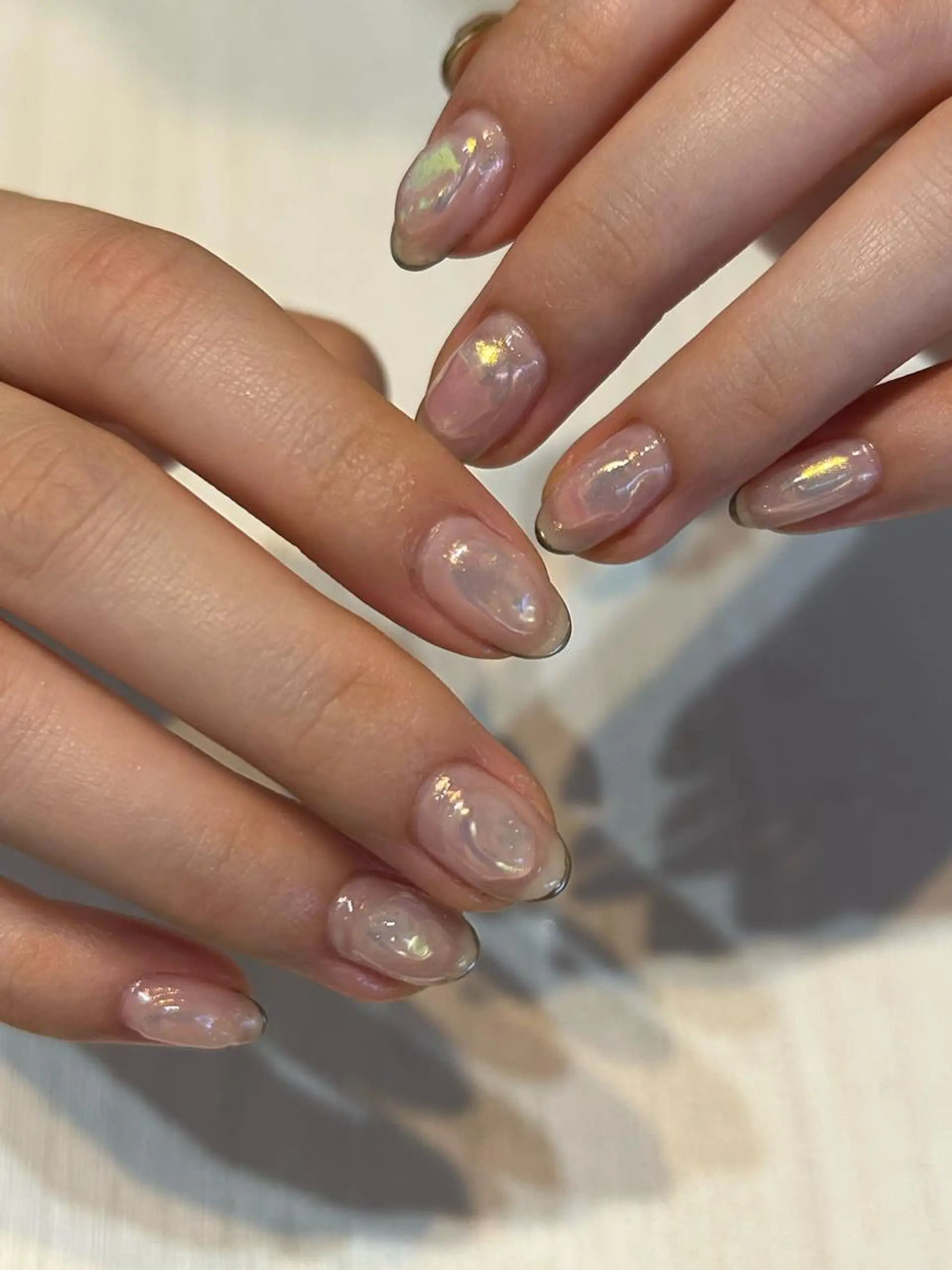 ネイル アートネイル オーロラネイル spell nailのネイルデザイン