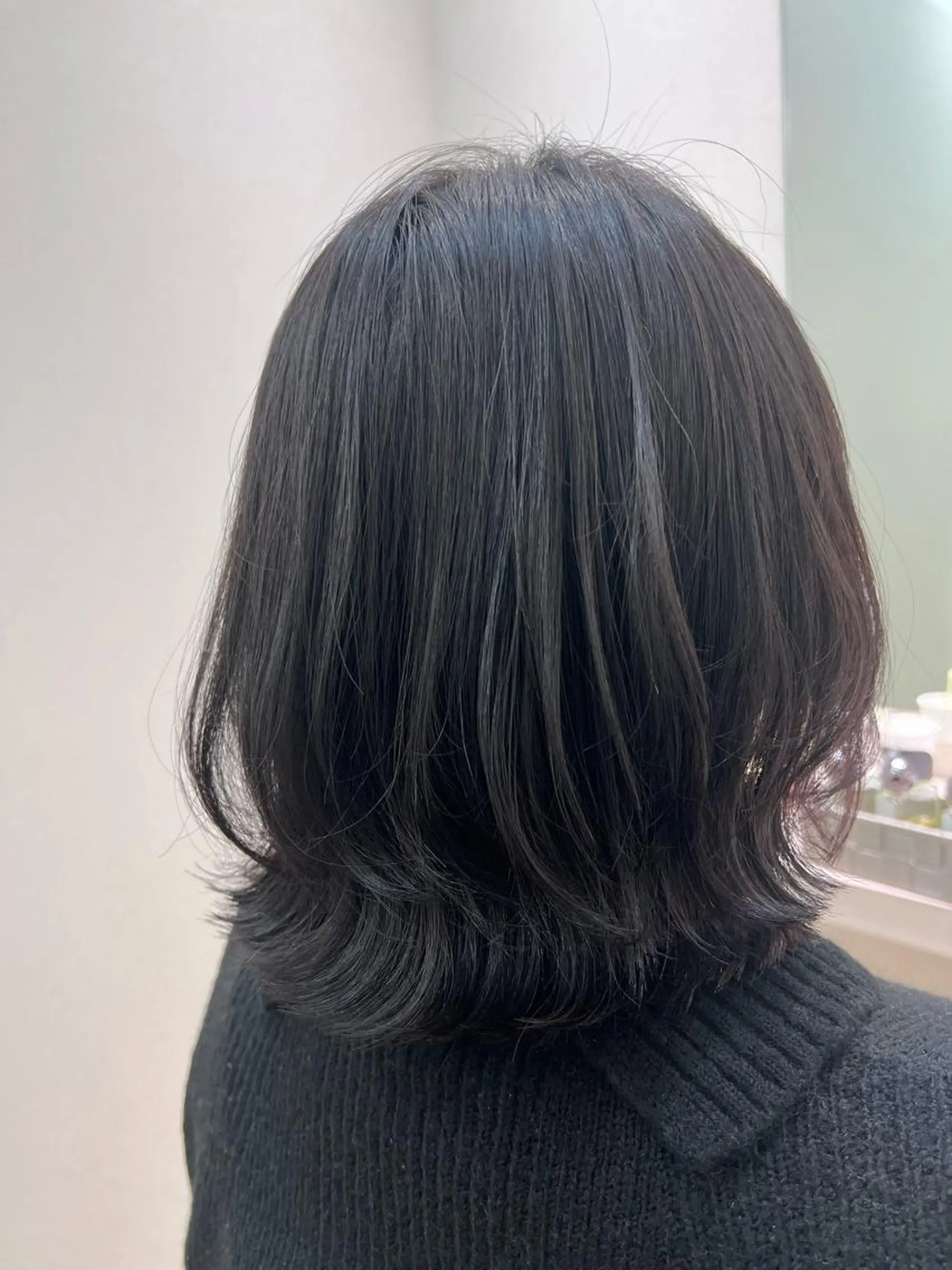 ミディアム カラー カット ヘアカラー トリートメント 暗髪/艶髪/Ono .のヘアスタイル