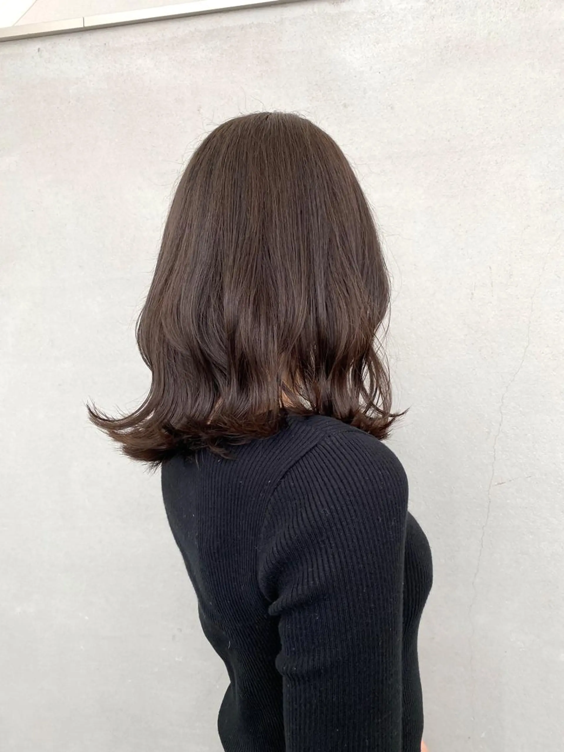 ミディアム カラー とびまつ /ショート/脱白髪染のヘアスタイル