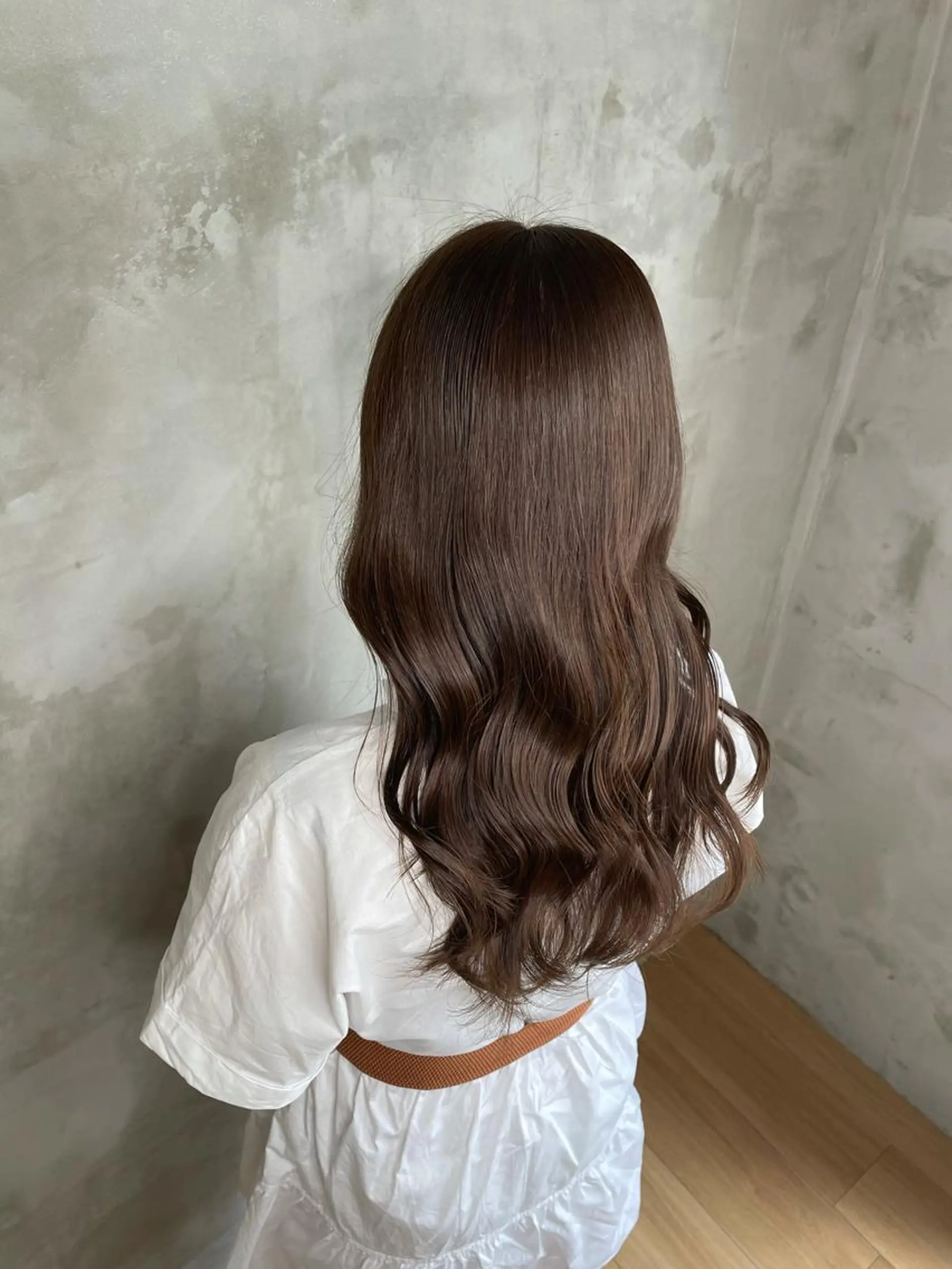 ロング カラー カット ヘアカラー トリートメント 🎀透明感カラー🎀 mikaのヘアスタイル