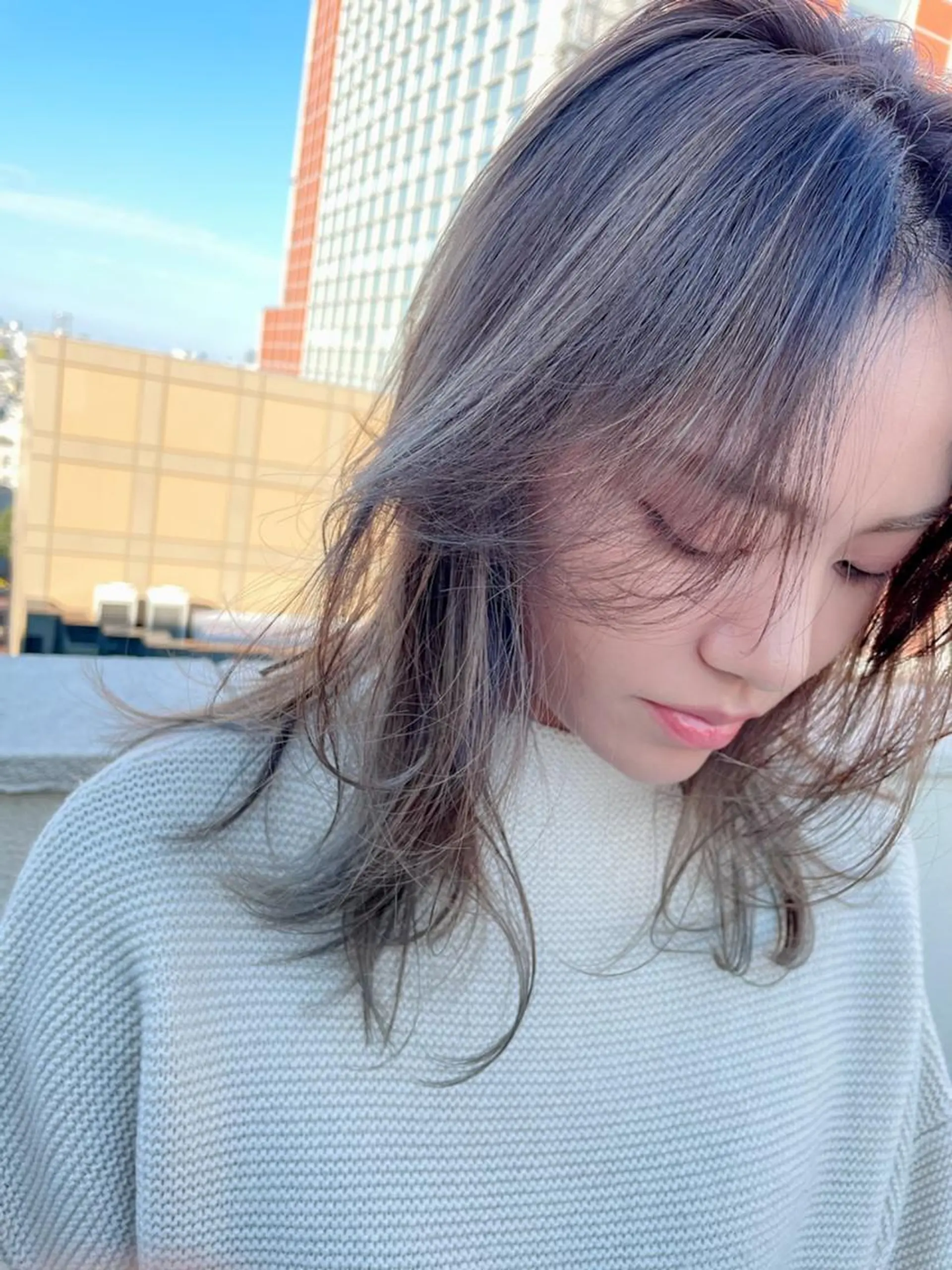 ミディアム カラー アディクシーカラー ワイドバング ウルフカット カット ヘアカラー N° aria 三軒茶屋のその他イメージ