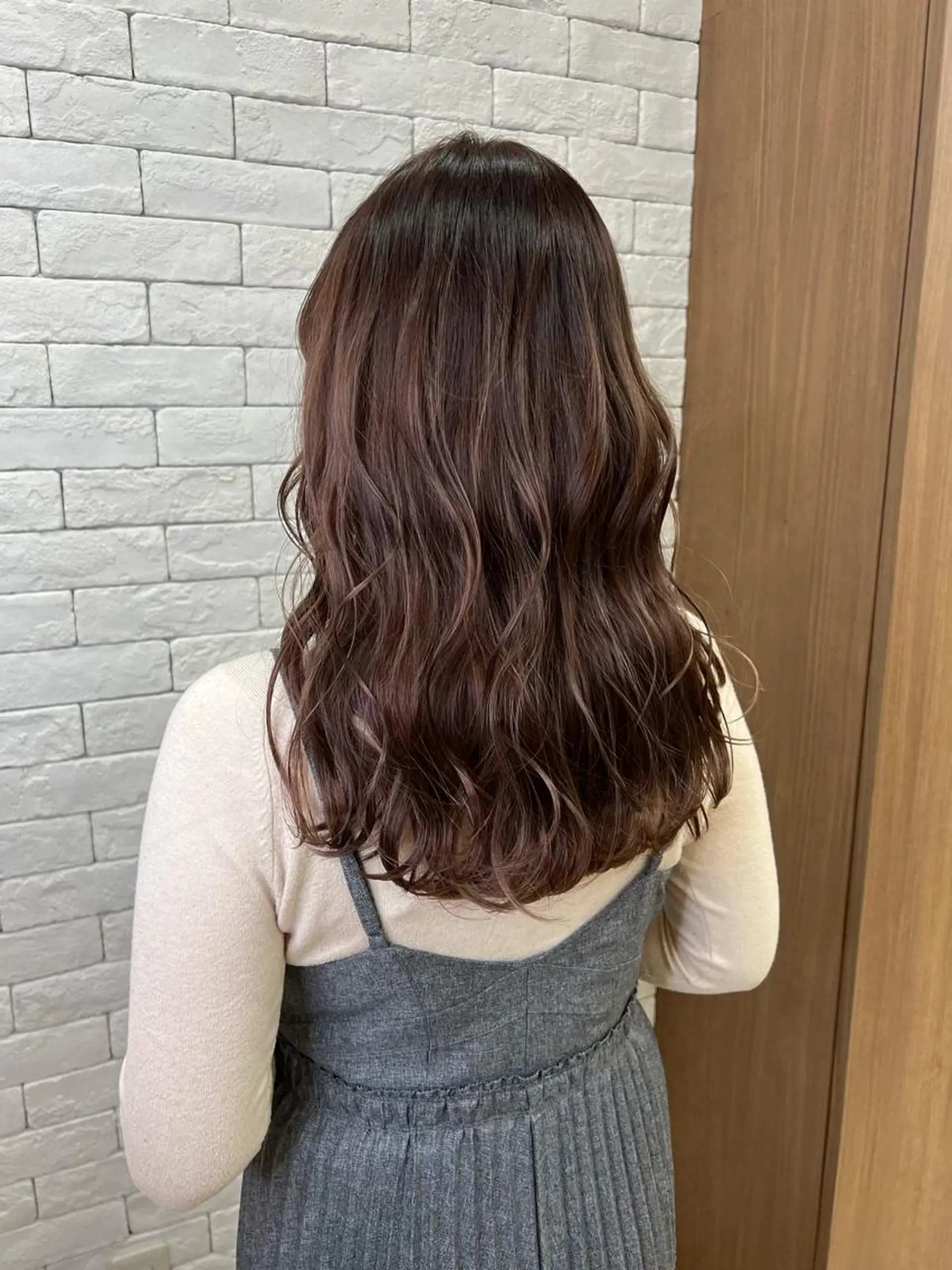 ロング カラー ベージュカラー ピンクカラー ピンクベージュ CUT純/ 金子栄希のヘアスタイル