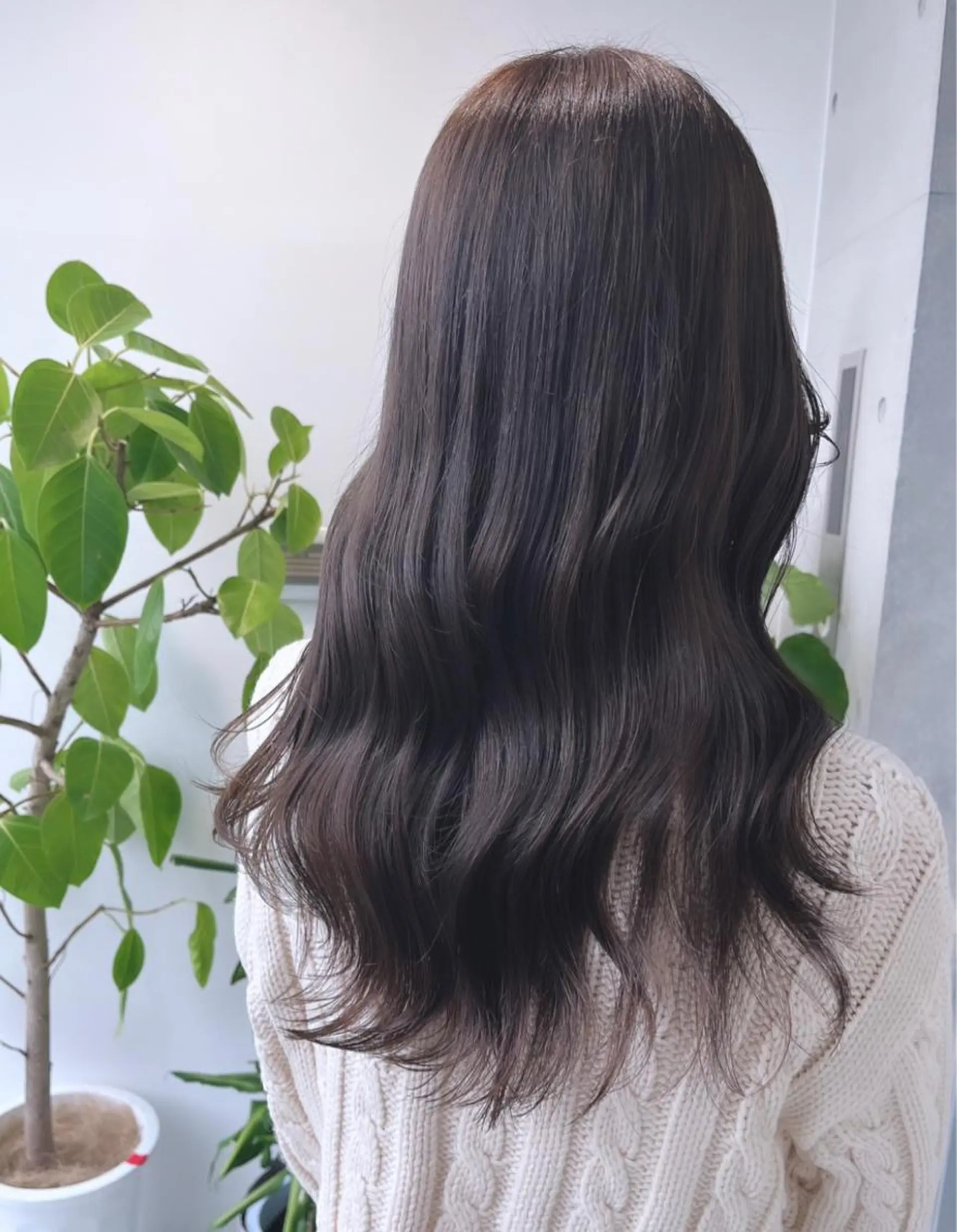 セミロング カット ヘアカラー トリートメント 🌫️大人韓国ヘア 🌫️naoyaのヘアスタイル