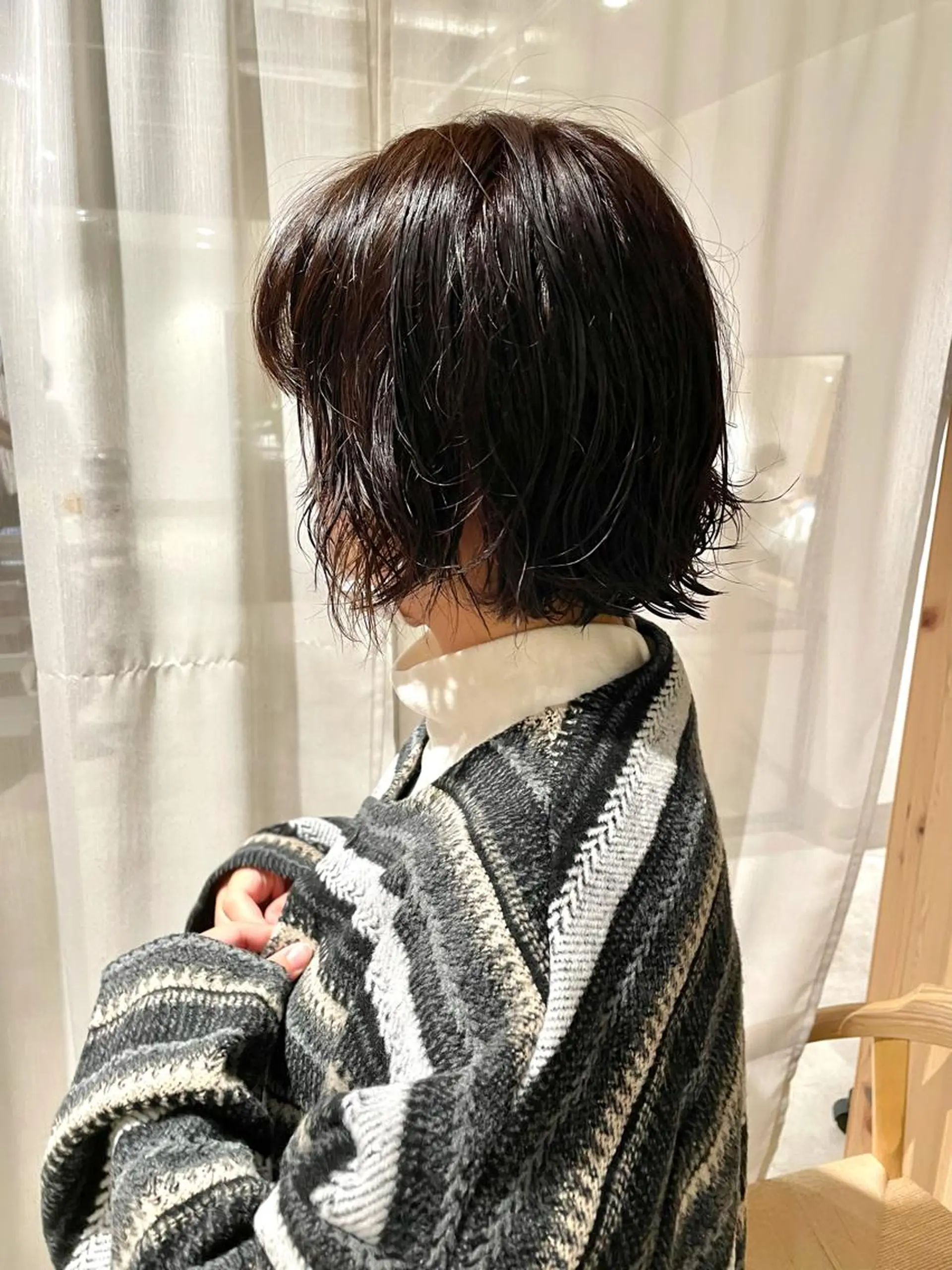 ミディアム パーマ ミディアムパーマ ボブ 吉田一輝 外国人パーマのヘアスタイル