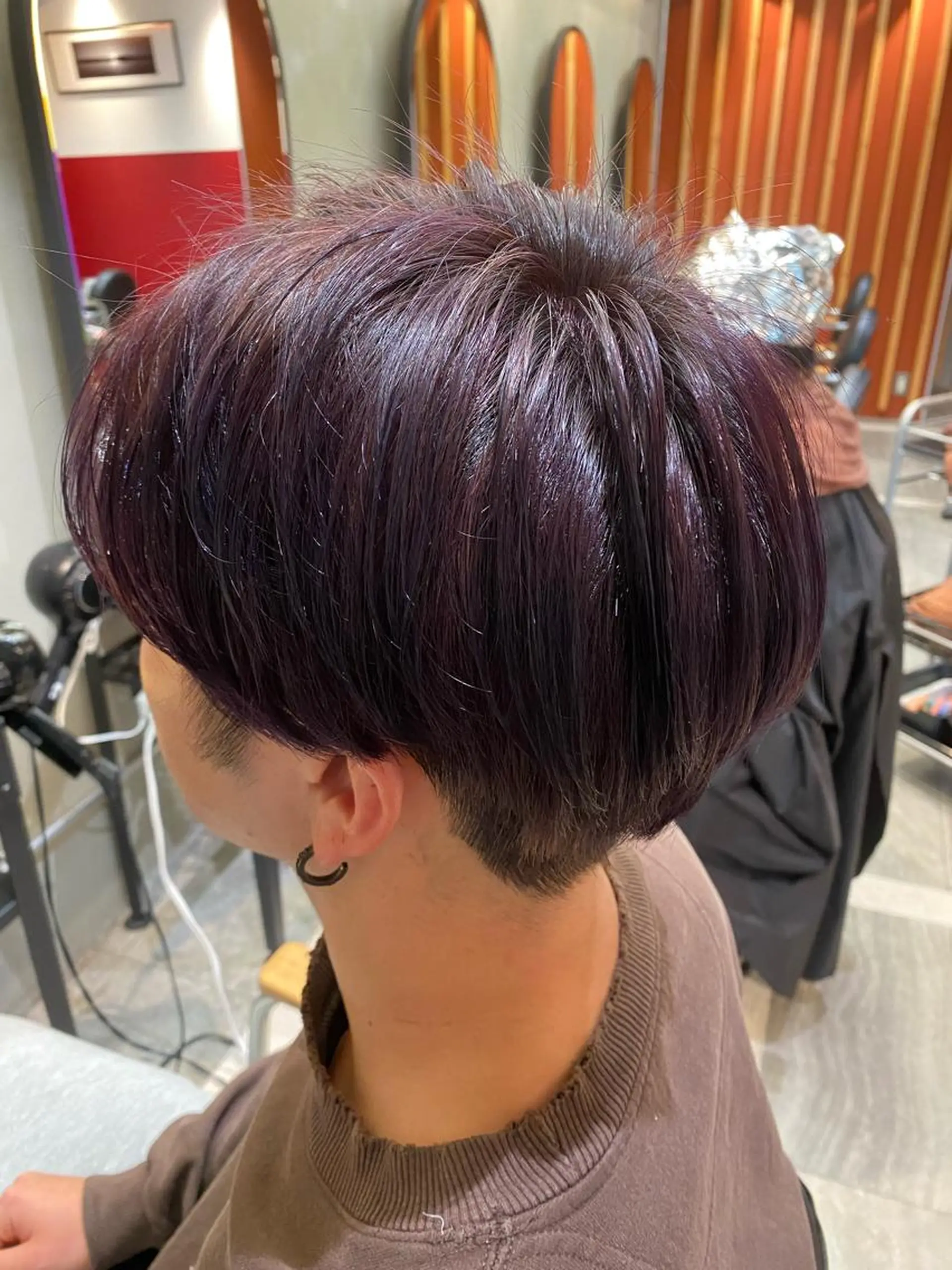 カラー バイオレットカラー syuyama shinichiのヘアスタイル