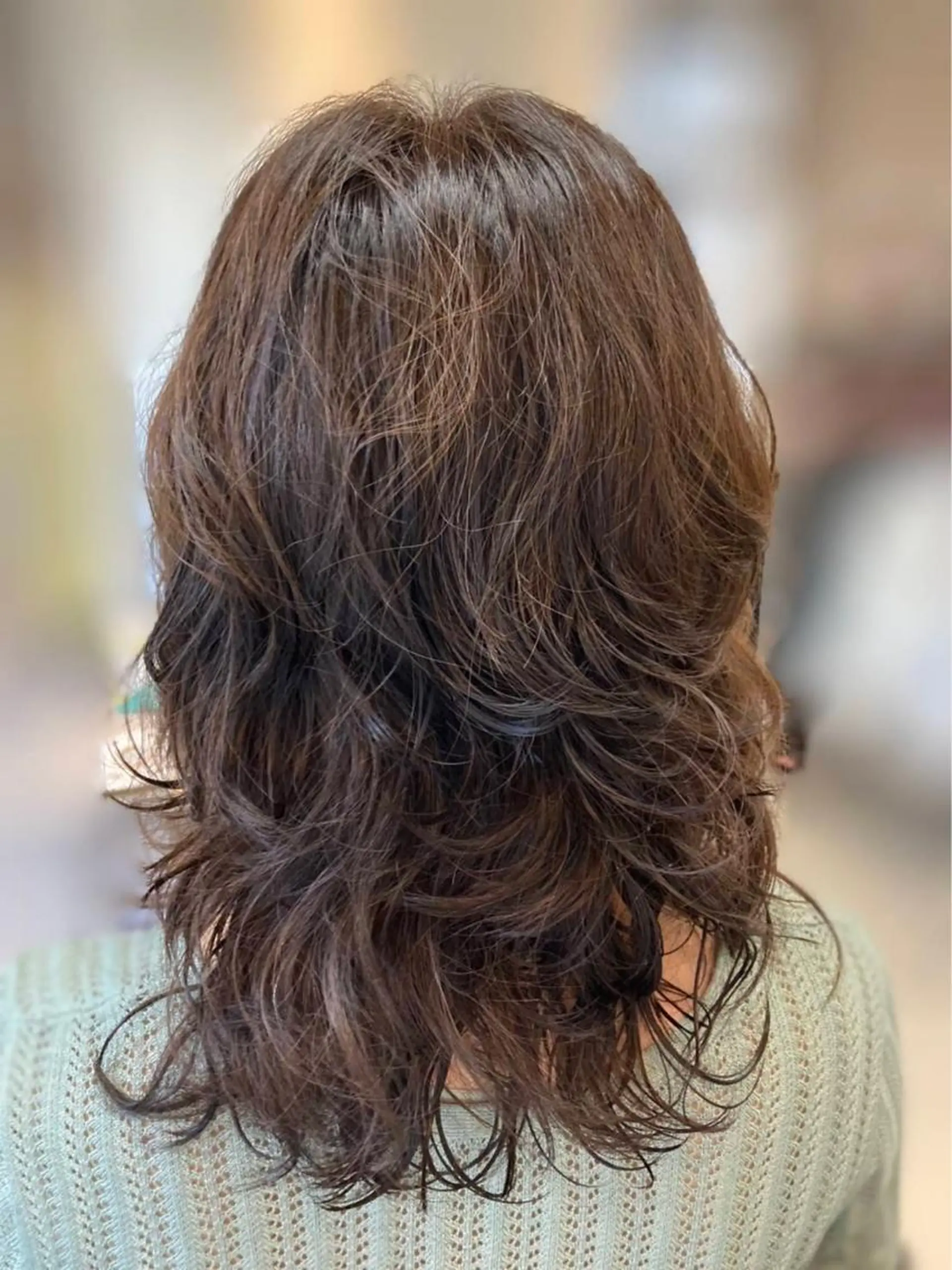 セミロング セミロングパーマ 寺田 ゆりのヘアスタイル