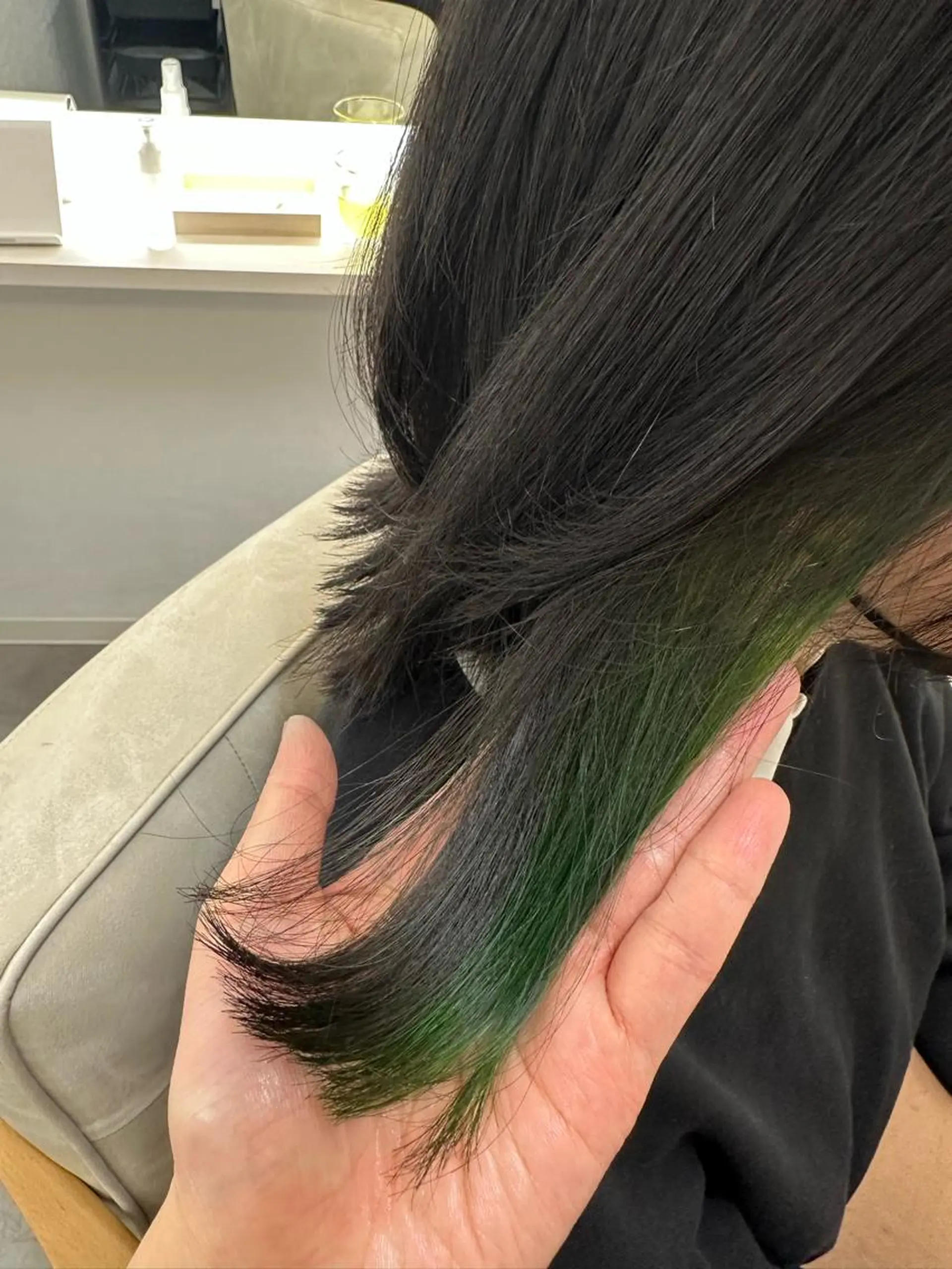 ミディアム カット ヘアカラー トリートメント 甲斐 飛鳥のヘアスタイル