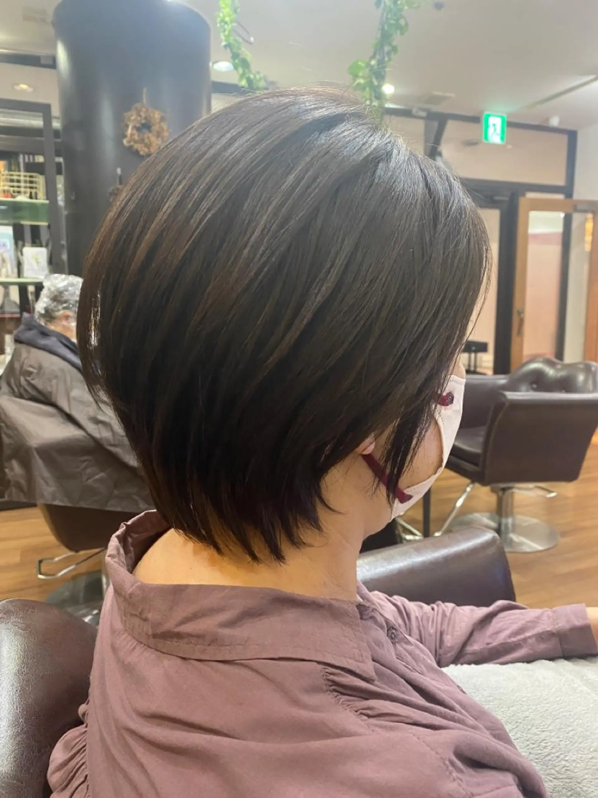 ショート ボブ くびれヘア 松村 崇弘のヘアスタイル