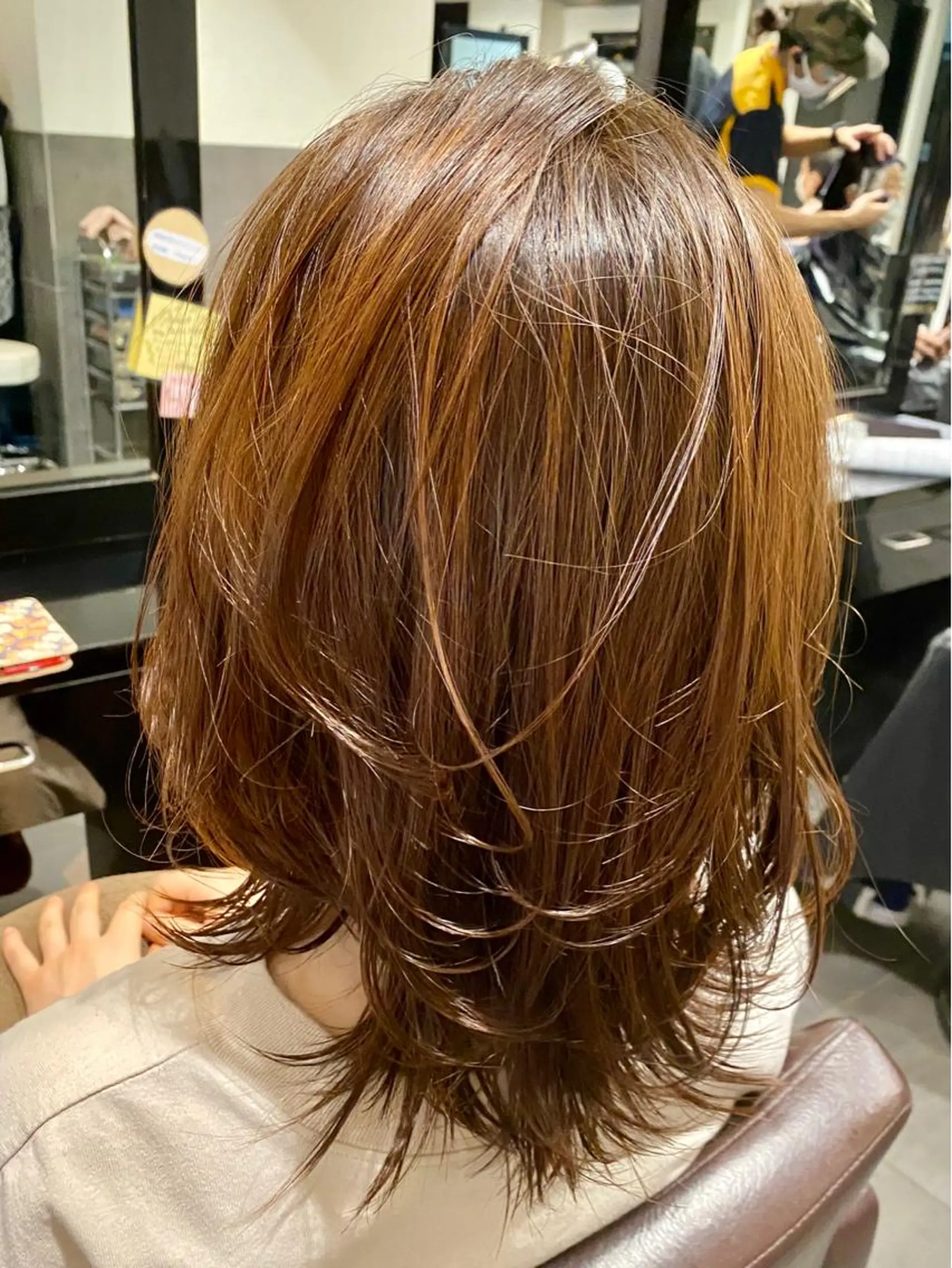 ミディアム カラー ⭕️メンズパーマ⭕️ 山口　裕太郎のヘアスタイル