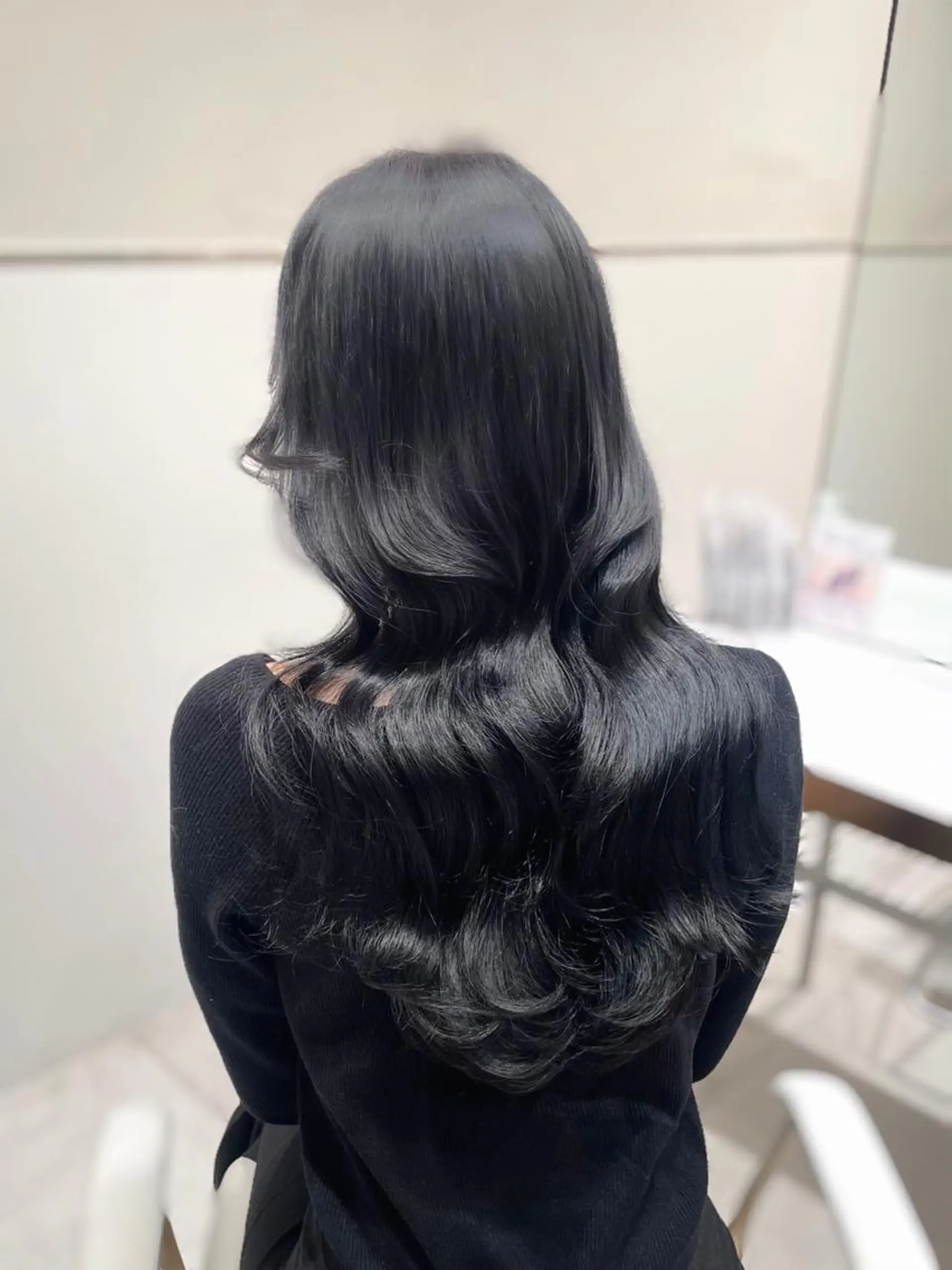 ロング カラー ヘアアレンジ 🤎小顔レイヤー /ベージュ🤎友香のヘアスタイル