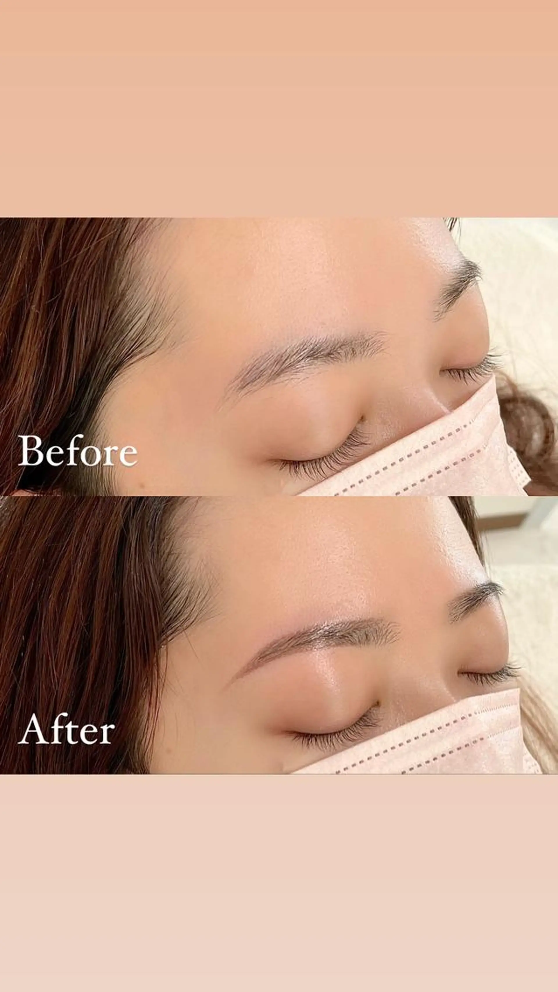 アイブロウ ハリウッドブロウリフト 眉毛ワックス脱毛 Three スリーの眉毛・アイブロウイメージ