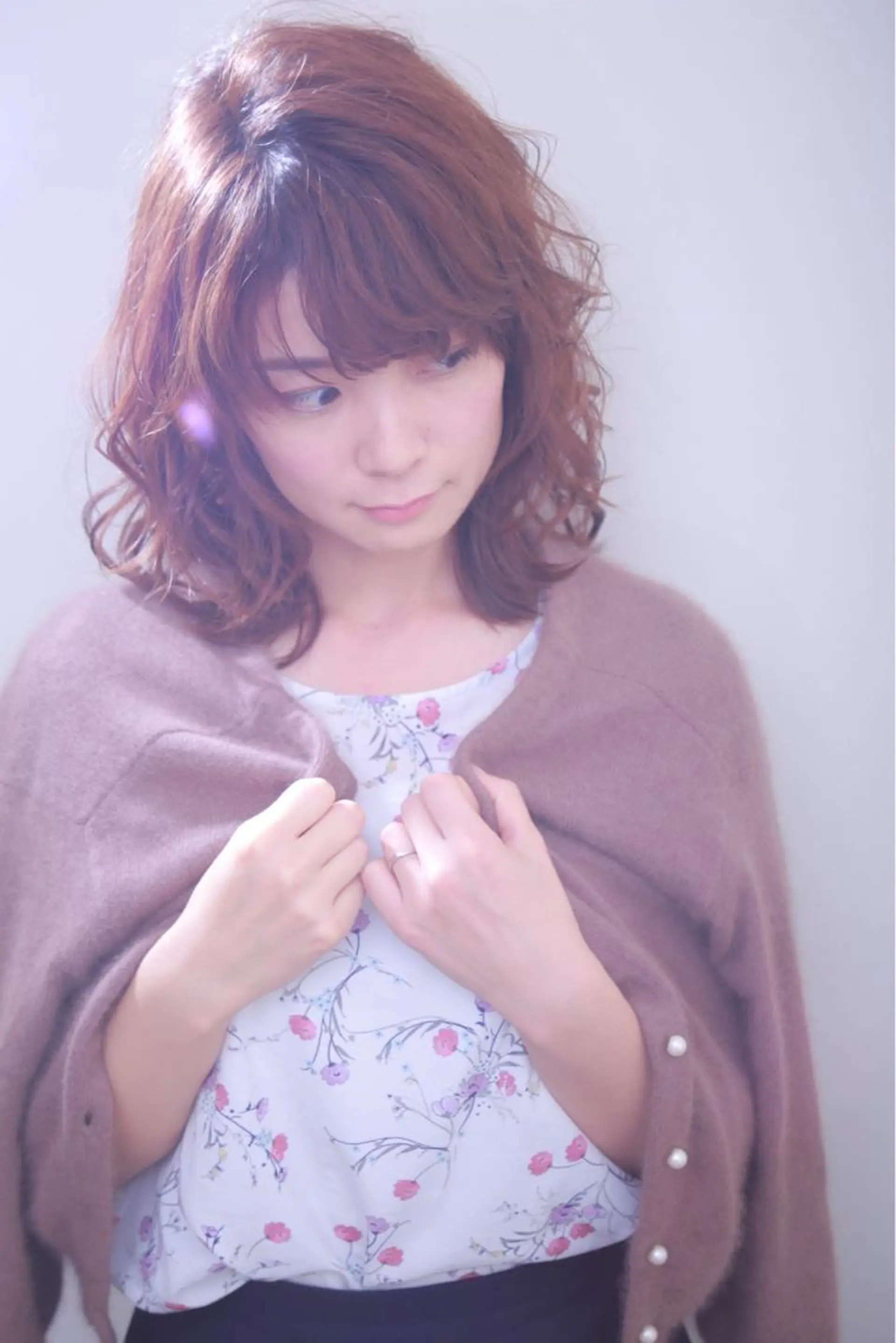 ミディアム 伊藤 裕貴のヘアスタイル