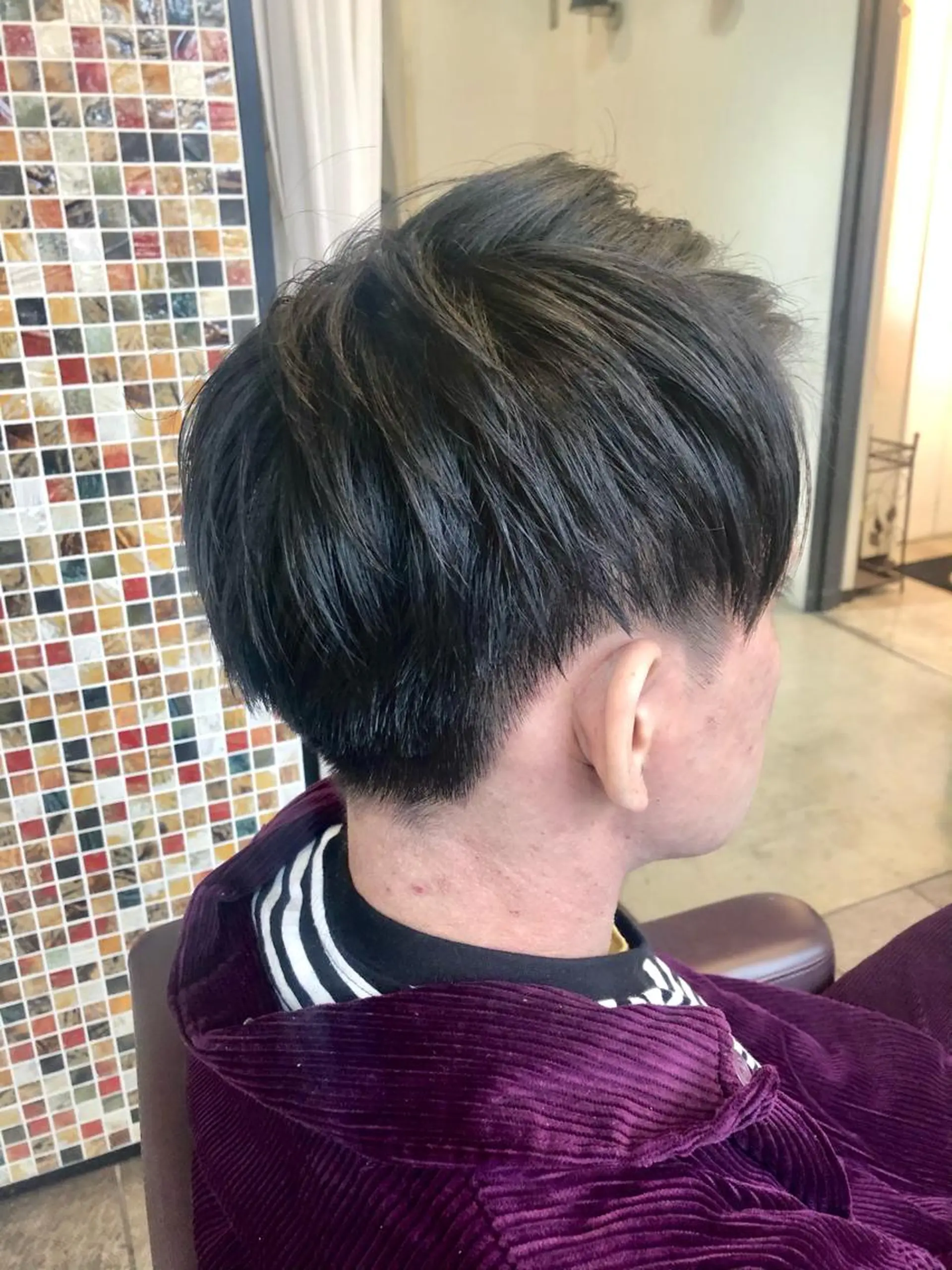 ショート メンズ 岩谷 愛依のヘアスタイル