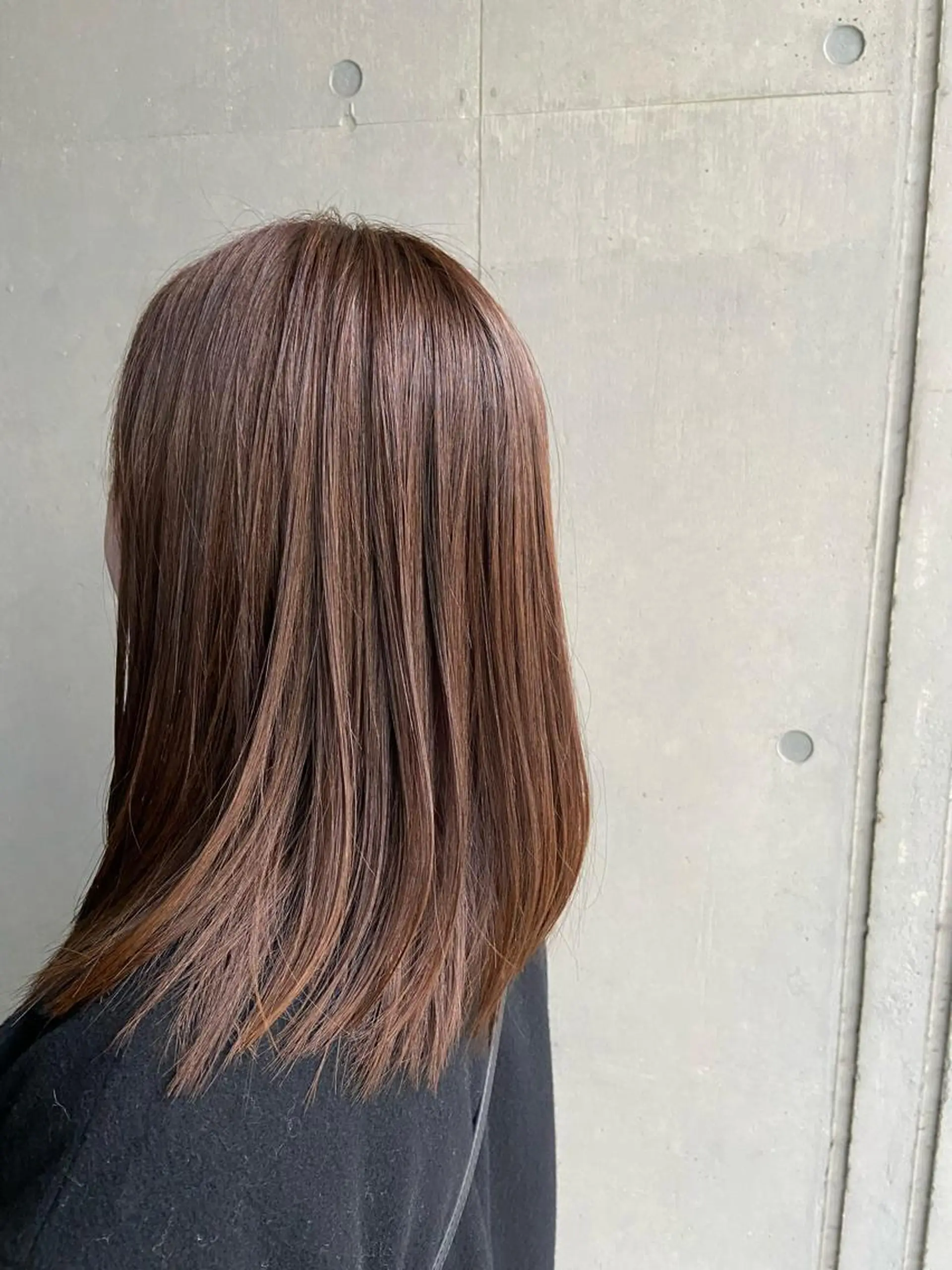 ミディアム カラー 透明感カラー バイオレットカラー 大人女性の艶カット カラー/菊池柊真🌟のヘアスタイル