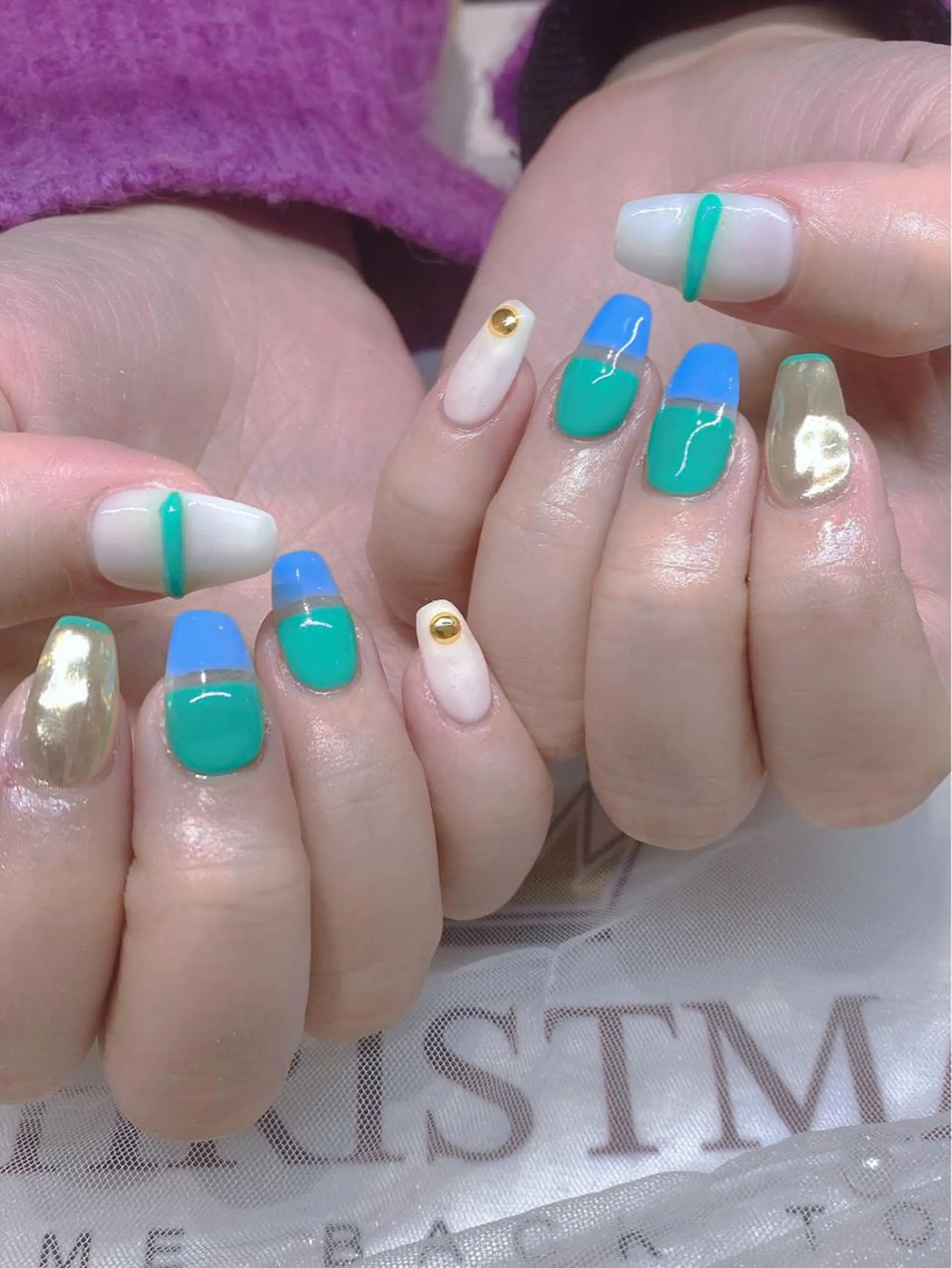 ネイル 長さだし専門店 M2　rikaのネイルデザイン