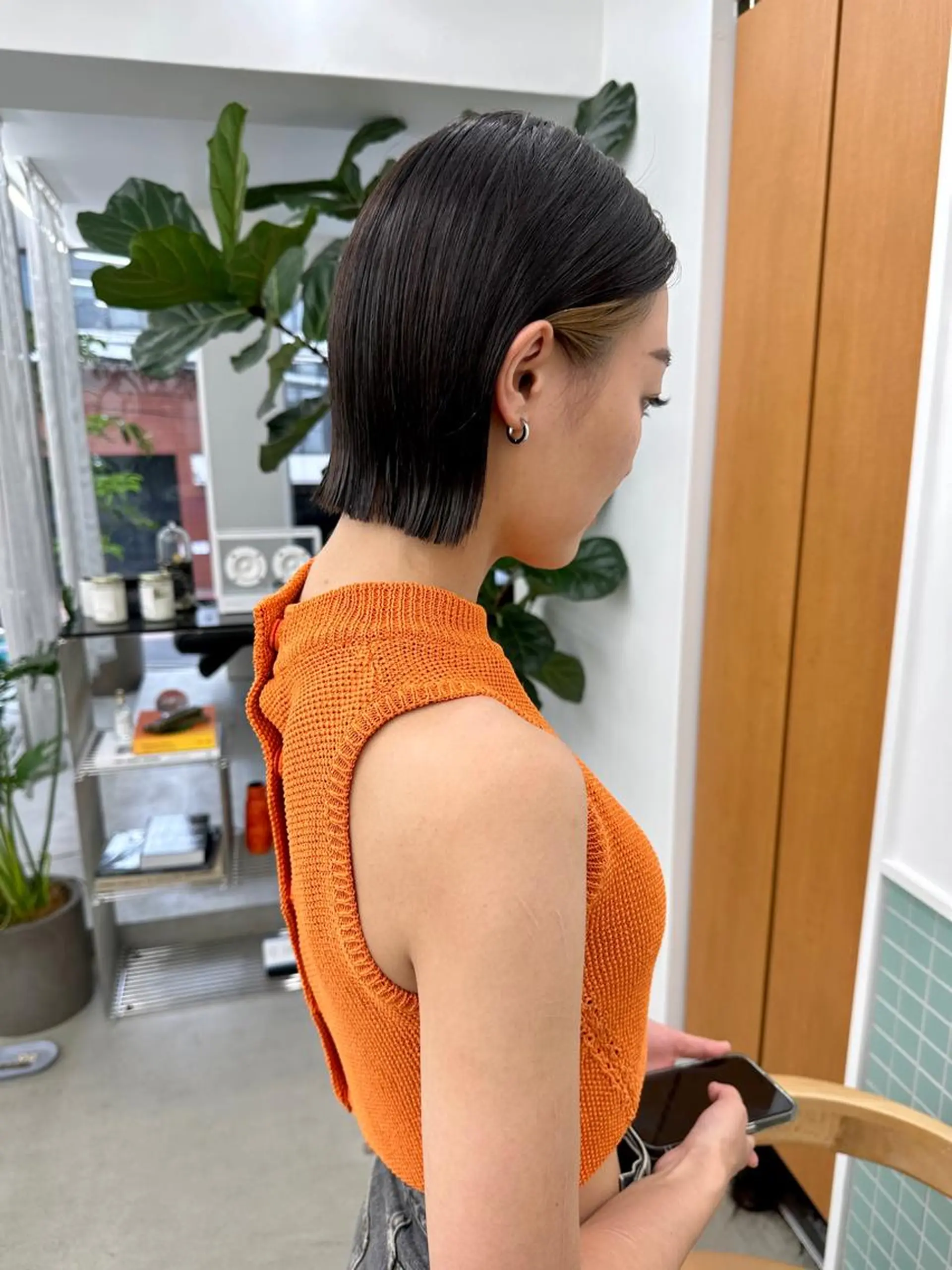 ショート カラー ボブ カット トリートメント ボブ/レイヤー/ケア パーマ/リュウタのヘアスタイル