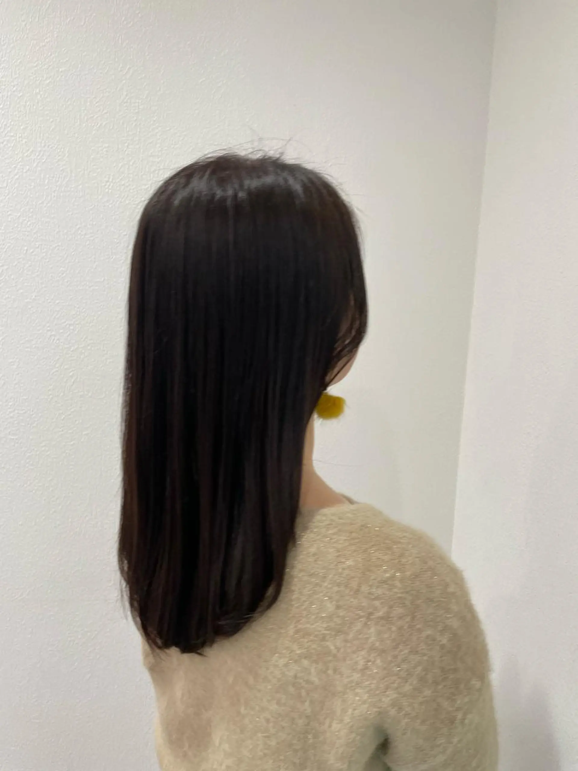 セミロング セミロングパーマ 髪質改善 韓国風ヘア トリートメント 渡辺 広宣のヘアスタイル