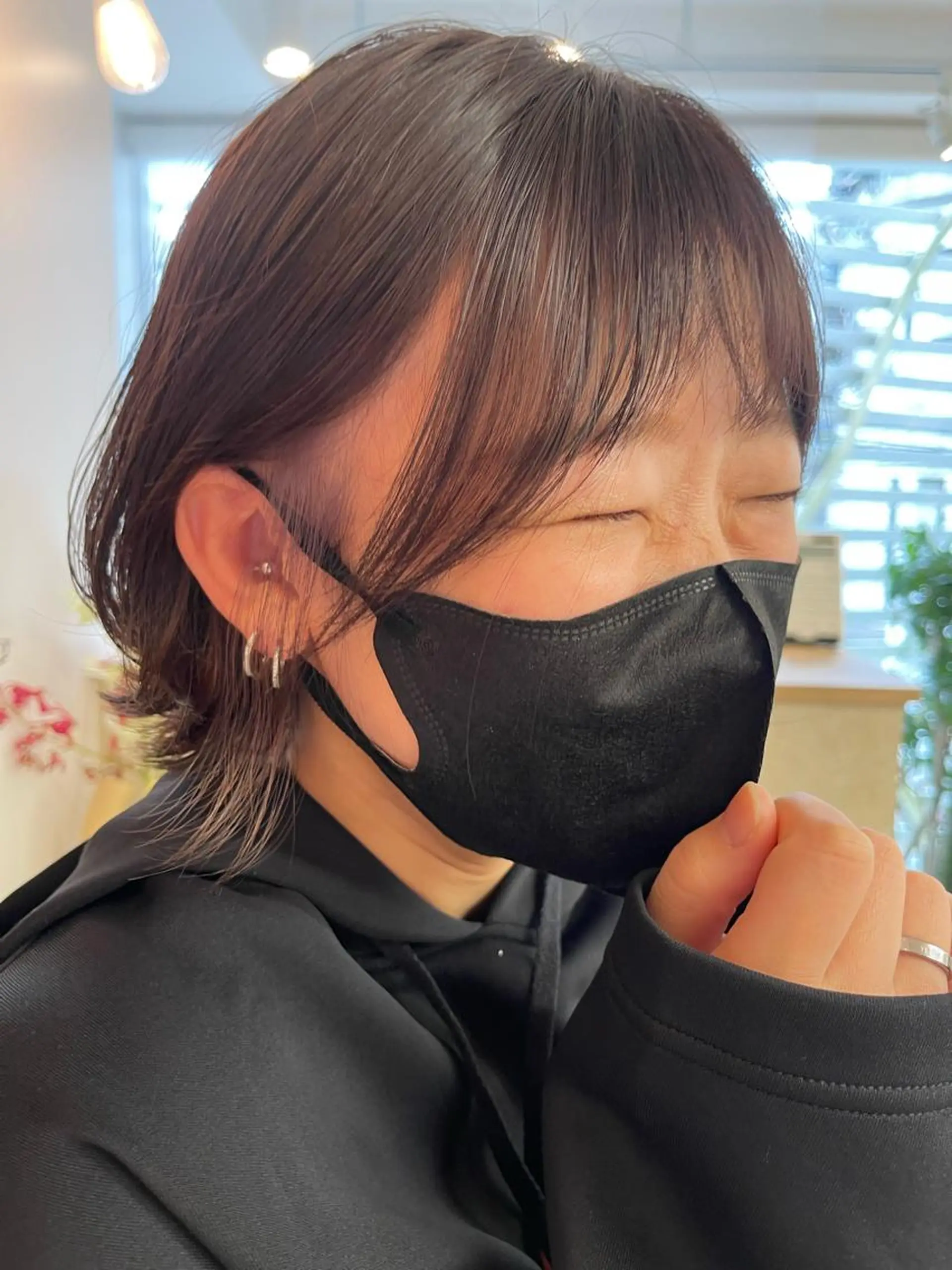 ショート カラー ヘアアレンジ 美容室sand 横浜のヘアスタイル