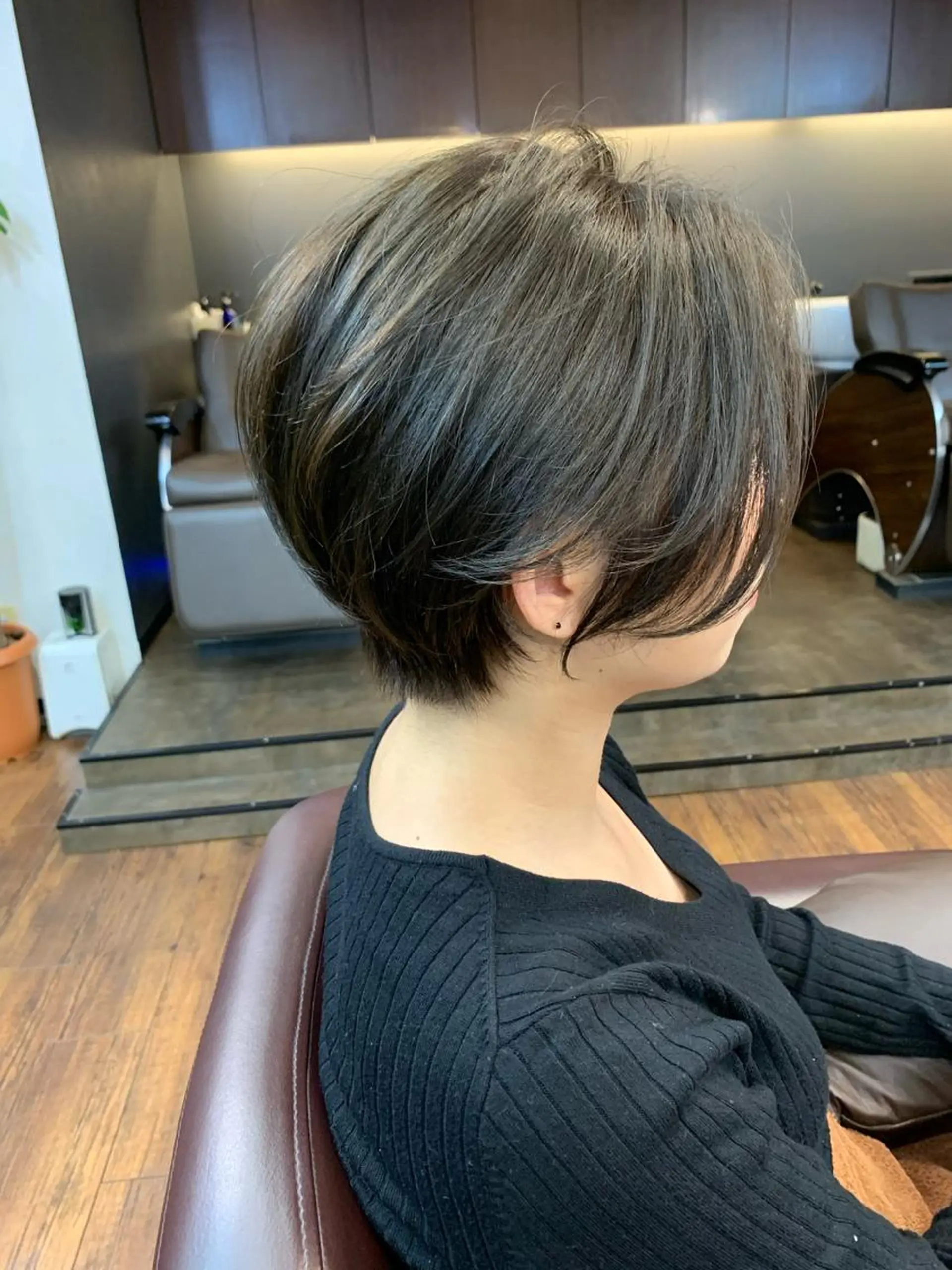 ショート 縮毛矯正/ショート/ レイヤー/畑中正敏のヘアスタイル