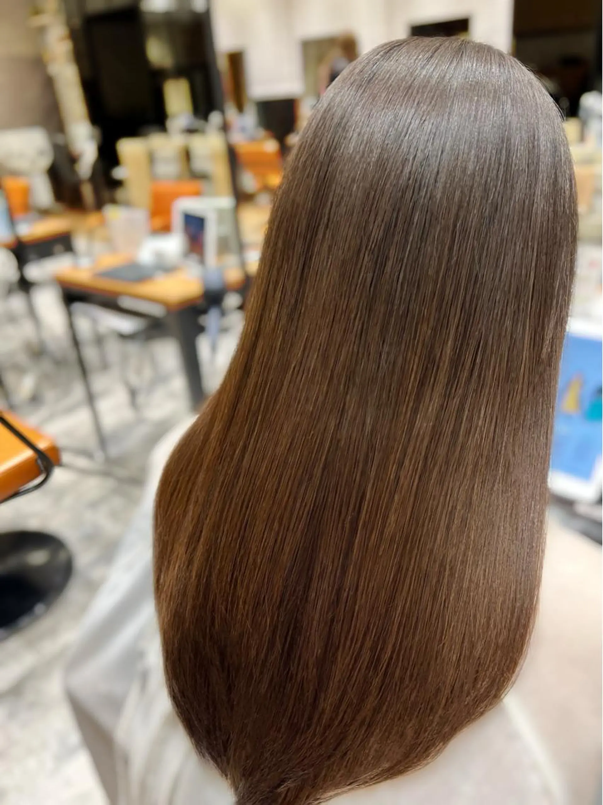 ロング パーマ 髪質改善 韓国風ヘア 縮毛矯正 トリートメント 酸熱トリートメント 美髪ヘッドスパ🫧 西山紗奈江💆‍♀️のヘアスタイル