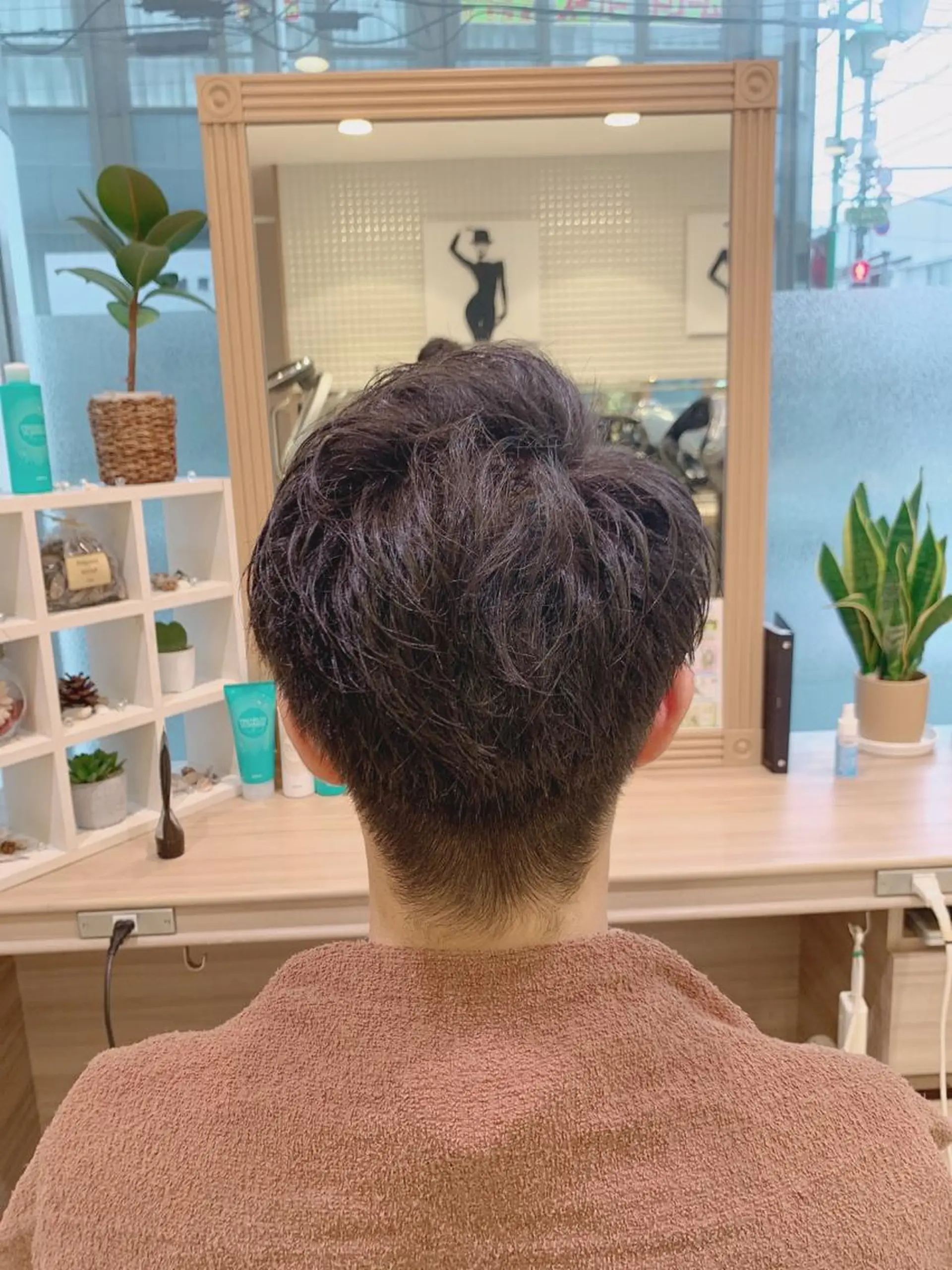 ショート メンズ カット ヘアセット 髪質改善・縮毛矯正 Taijuのヘアスタイル