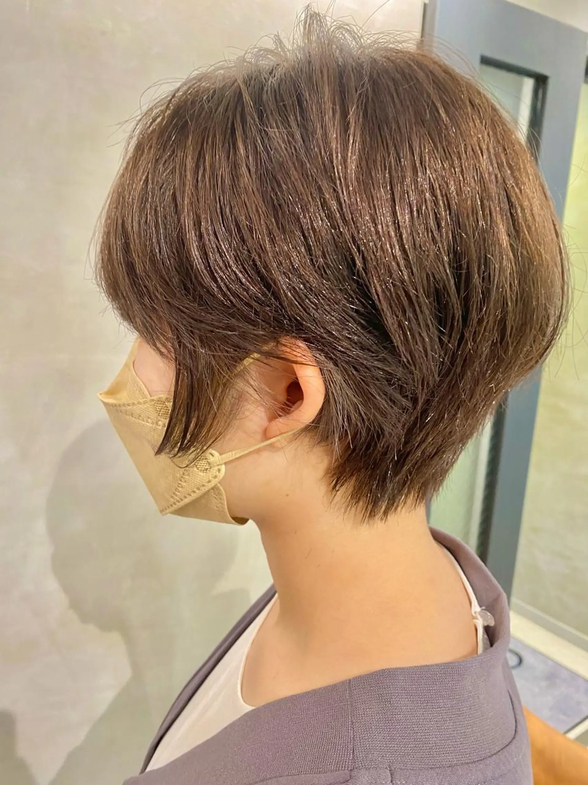 ショート カラー 【髪質改善】 梅田　聡のヘアスタイル