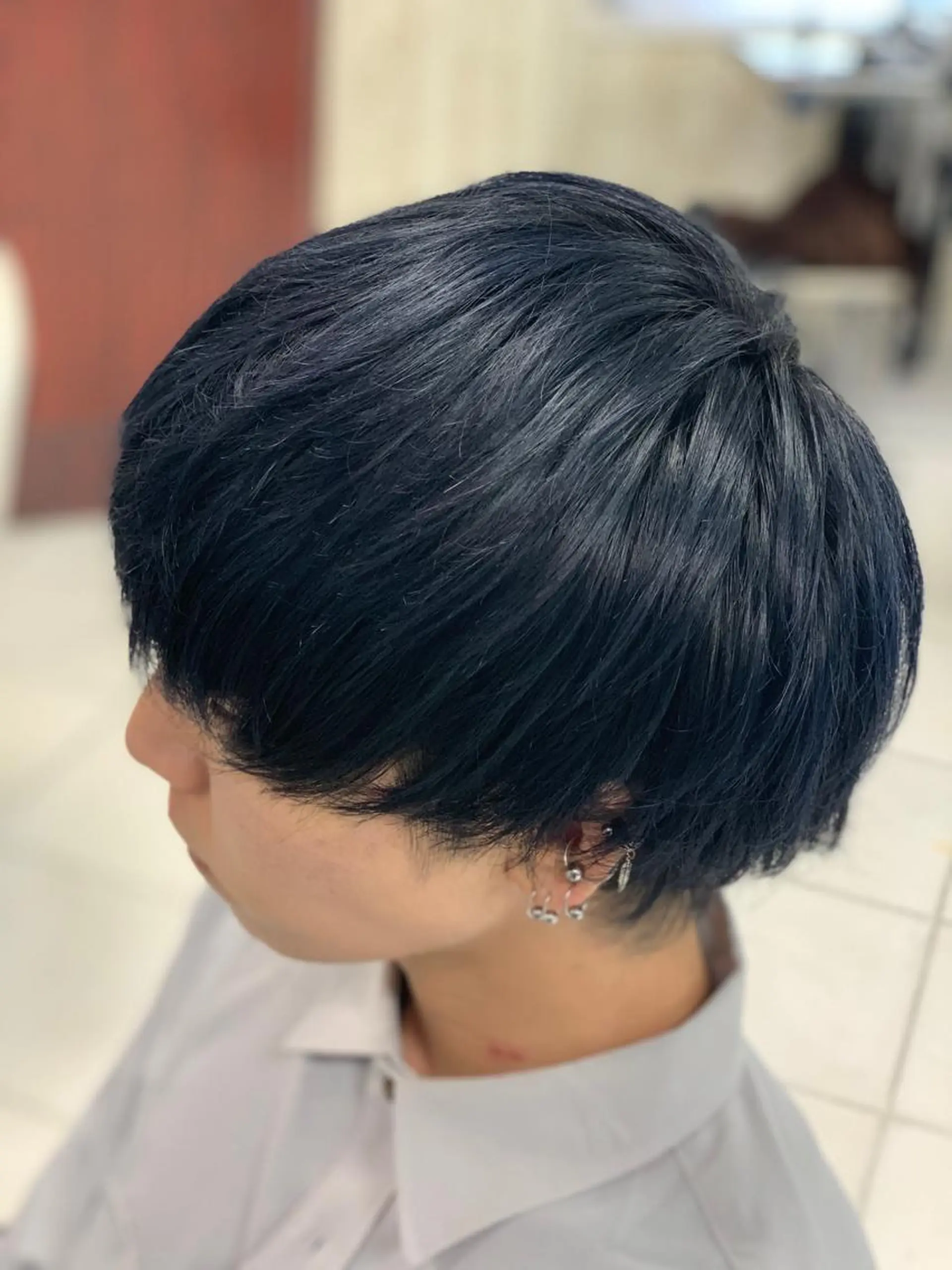 ミディアム カラー メンズ 金井 郁弥のヘアスタイル